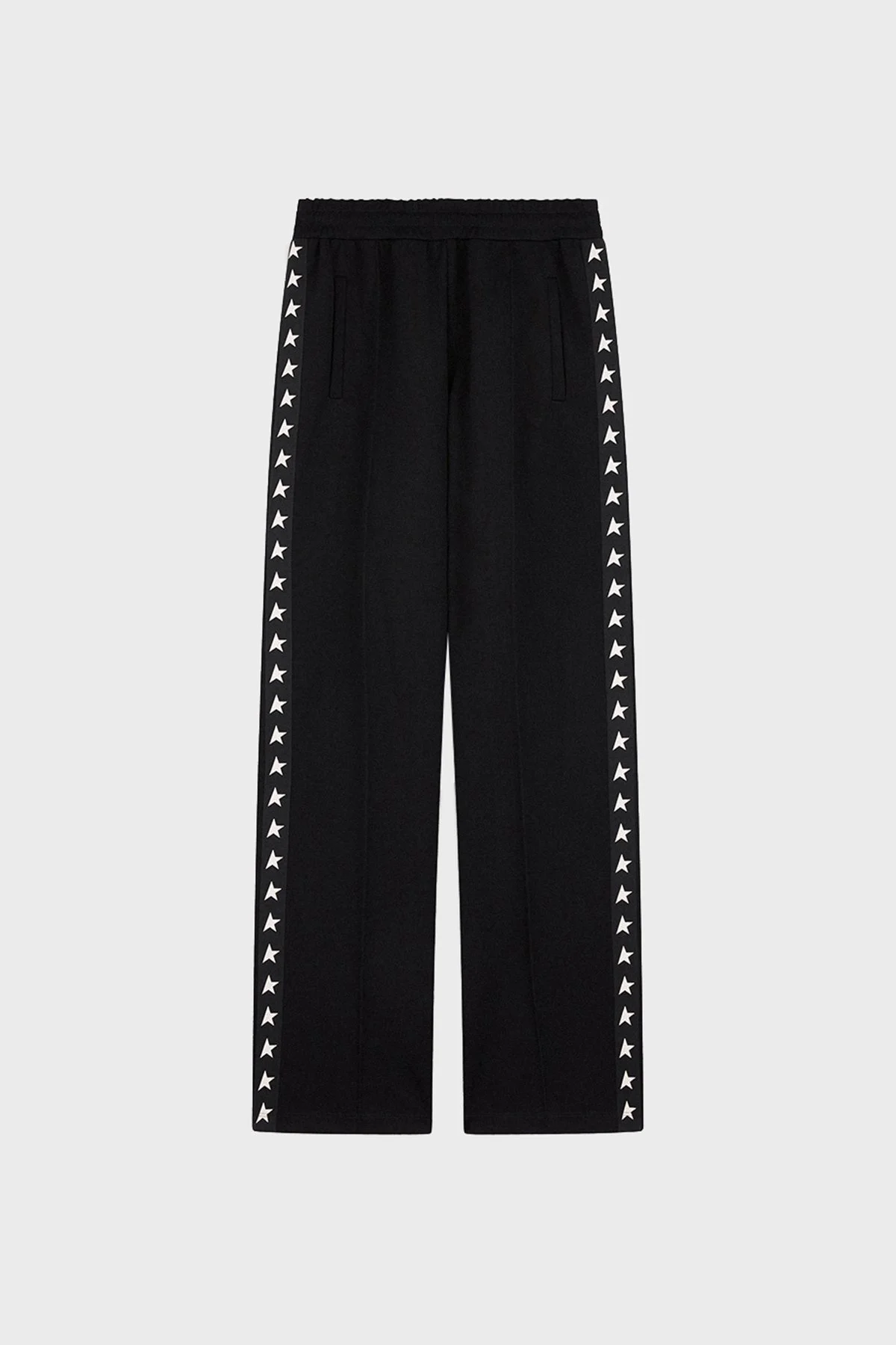 Golden Goose Vintage Geniş Paça Spor Bayan Pantolon GWP00877.P000521.80203 SİYAH - 5
