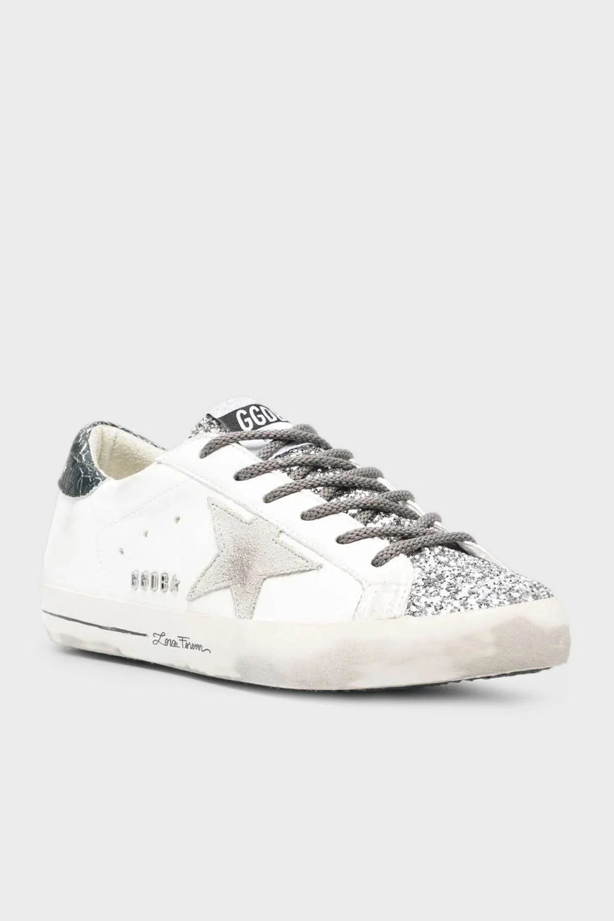 Golden Goose Vintage Hakiki Deri Sneaker Bayan Ayakkabı GWF00101.F004787.82383 BEYAZ - 2