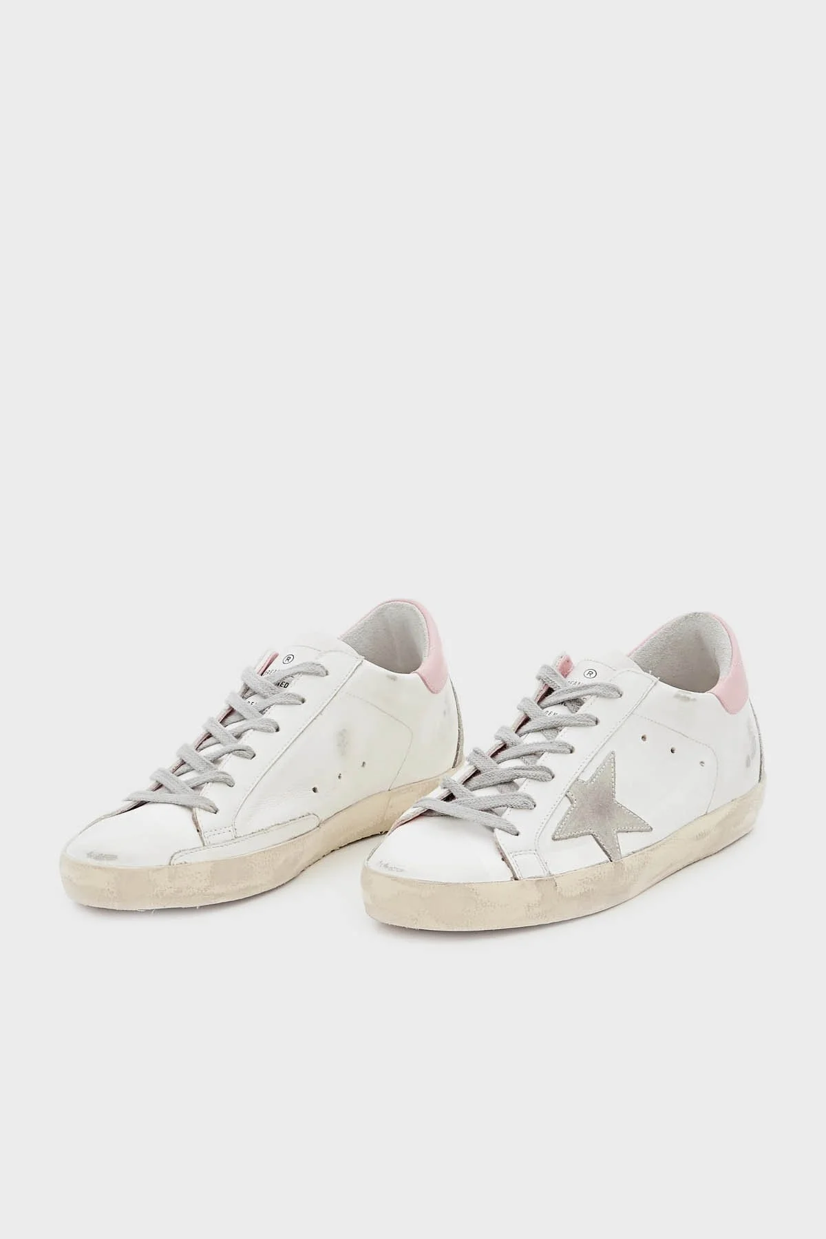 Golden Goose Vintage Hakiki Deri Sneaker Bayan Ayakkabı GWF00102.F002569.10914 BEYAZ - 8