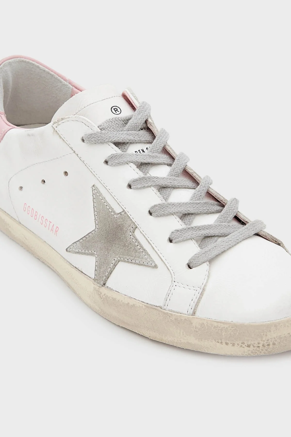 Golden Goose Vintage Hakiki Deri Sneaker Bayan Ayakkabı GWF00102.F002569.10914 BEYAZ - 9