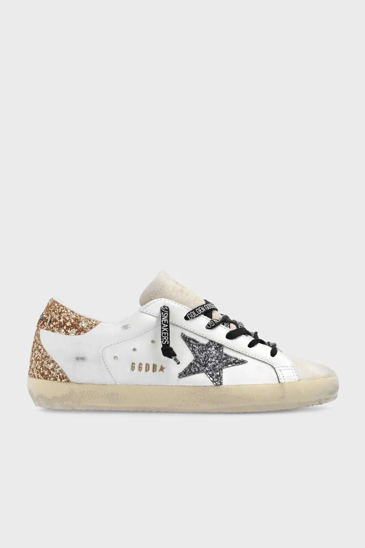 Golden Goose Vintage Hakiki Deri Sneaker Bayan Ayakkabı GWF00102.F005358.82532 BEYAZ - 1