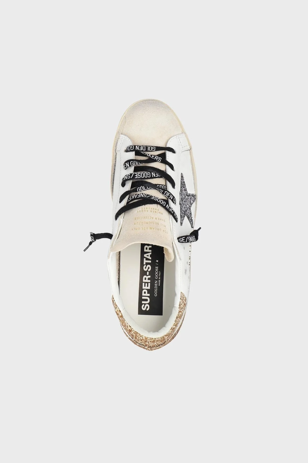 Golden Goose Vintage Hakiki Deri Sneaker Bayan Ayakkabı GWF00102.F005358.82532 BEYAZ - 4