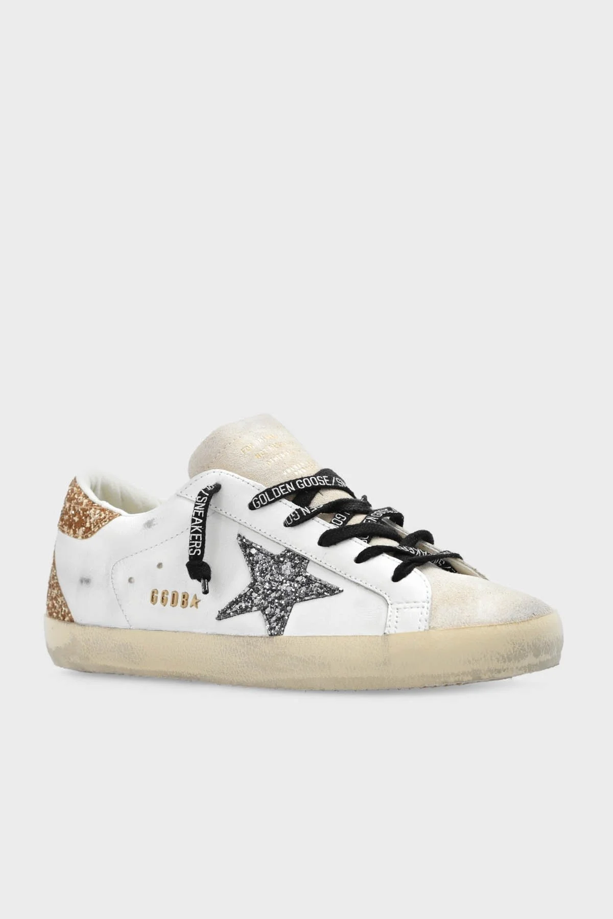 Golden Goose Vintage Hakiki Deri Sneaker Bayan Ayakkabı GWF00102.F005358.82532 BEYAZ - 5