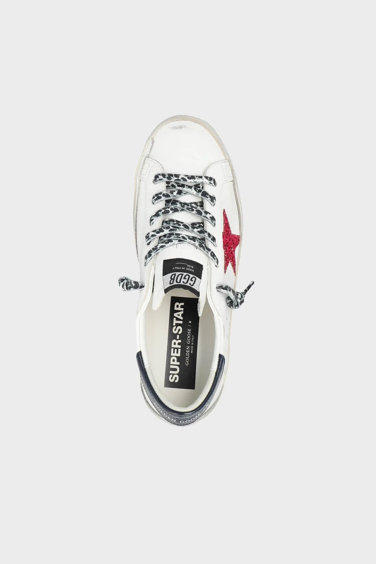 Golden Goose Vintage Hakiki Deri Sneaker Bayan Ayakkabı GWF00102.F005415.11492 BEYAZ - 5