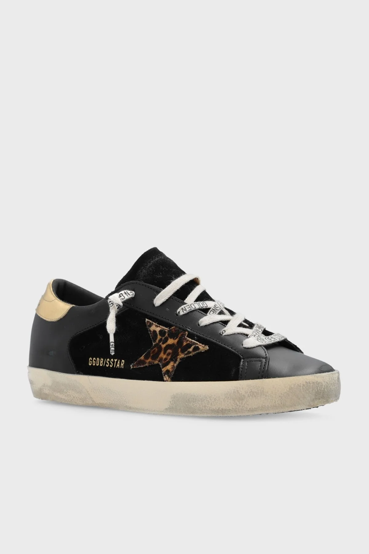 Golden Goose Vintage Hakiki Deri Sneaker Bayan Ayakkabı GWF00103.F005378.90285 SİYAH - 5