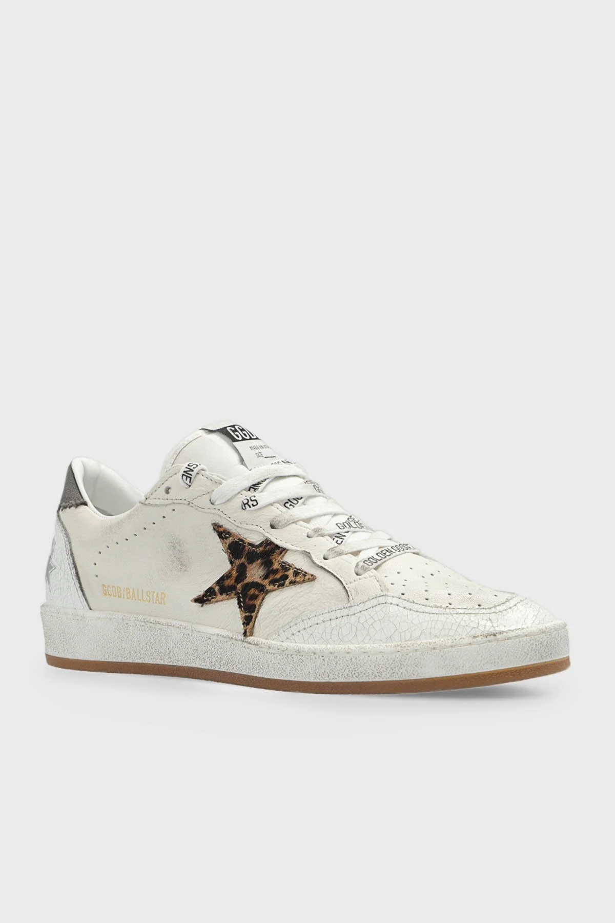 Golden Goose Vintage Hakiki Deri Sneaker Bayan Ayakkabı GWF00117.F002504.10889 EKRU - 3