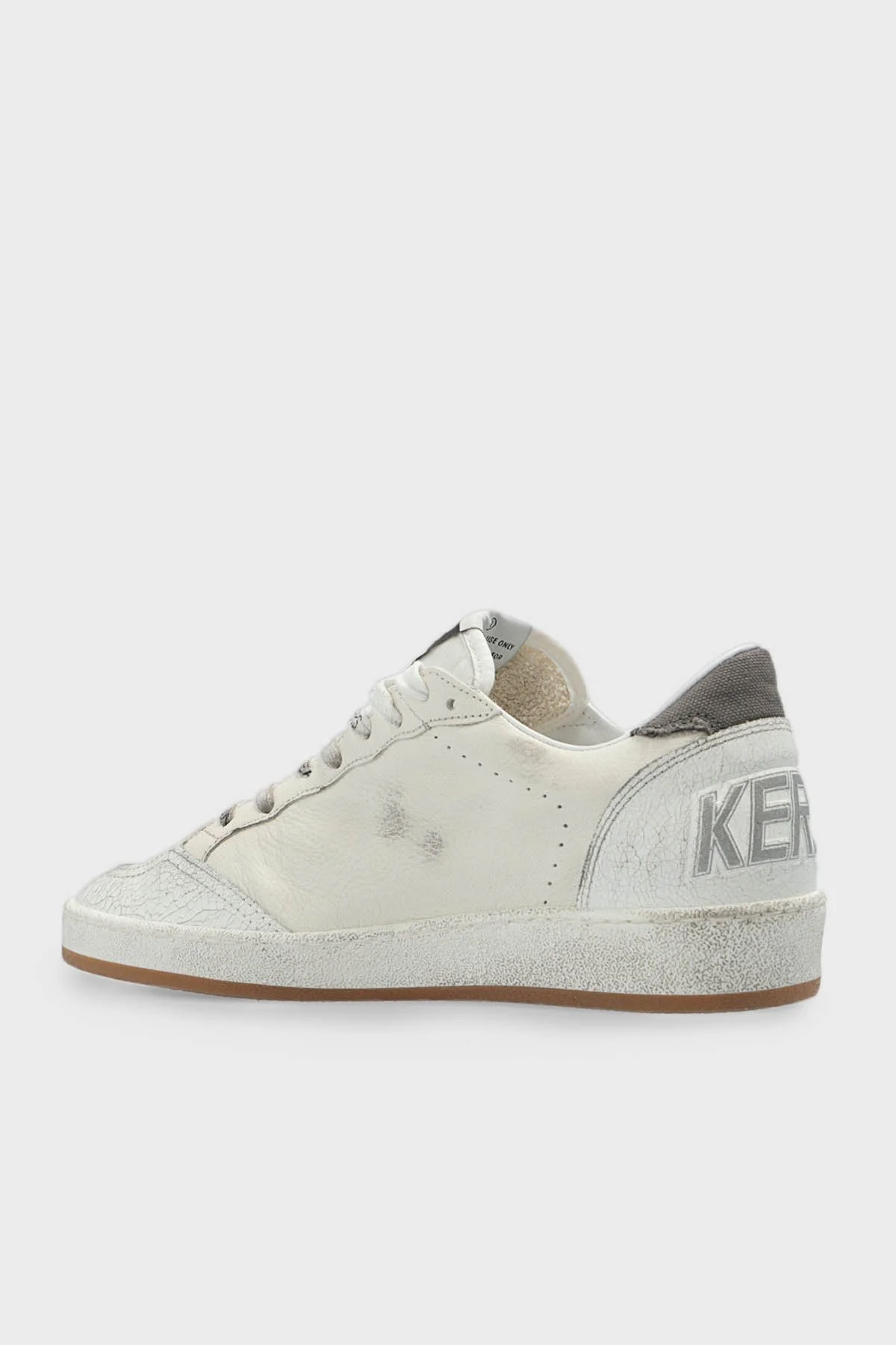 Golden Goose Vintage Hakiki Deri Sneaker Bayan Ayakkabı GWF00117.F002504.10889 EKRU - 4