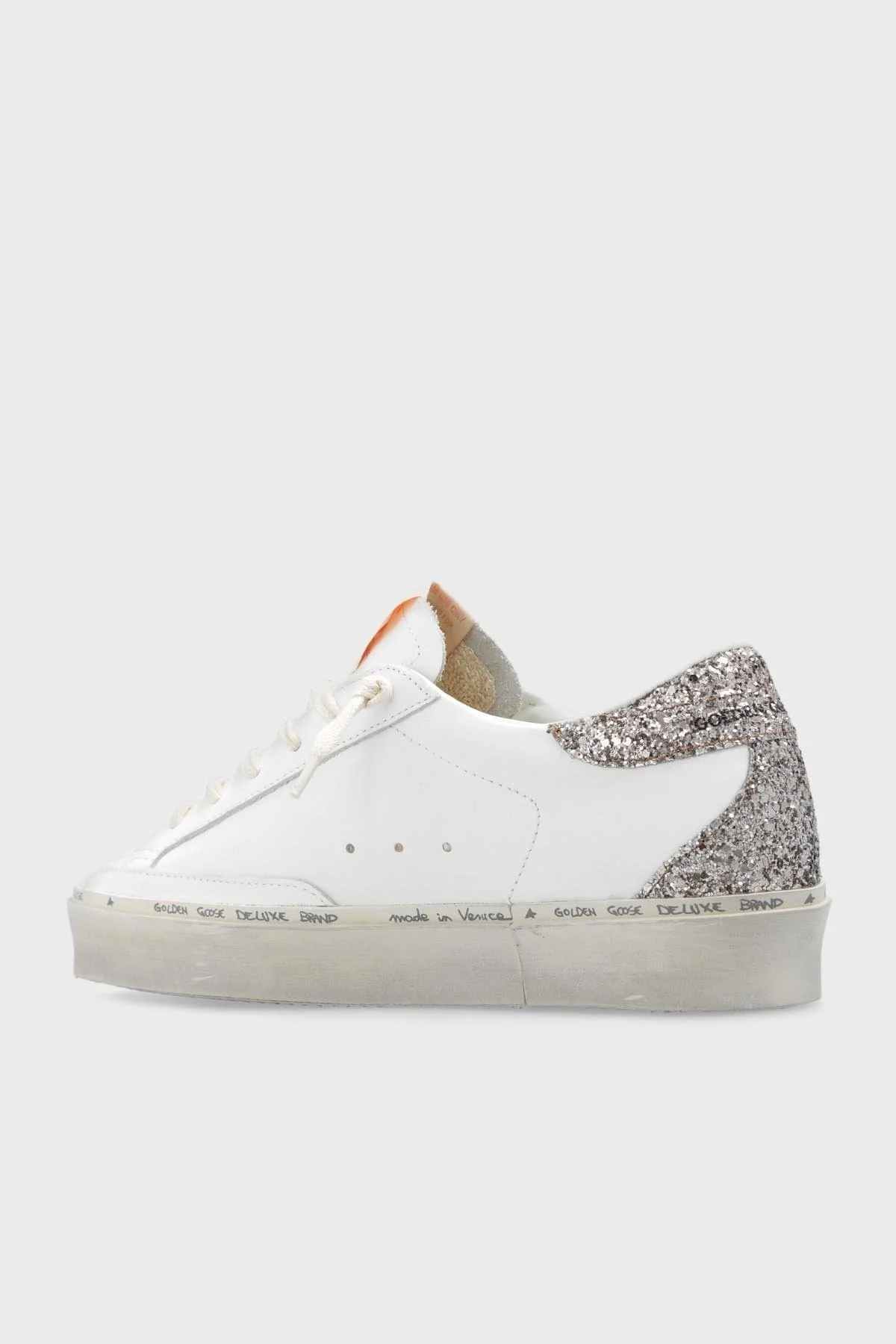 Golden Goose Vintage Hakiki Deri Sneaker Bayan Ayakkabı GWF00119.F005335.11696 BEYAZ - 3