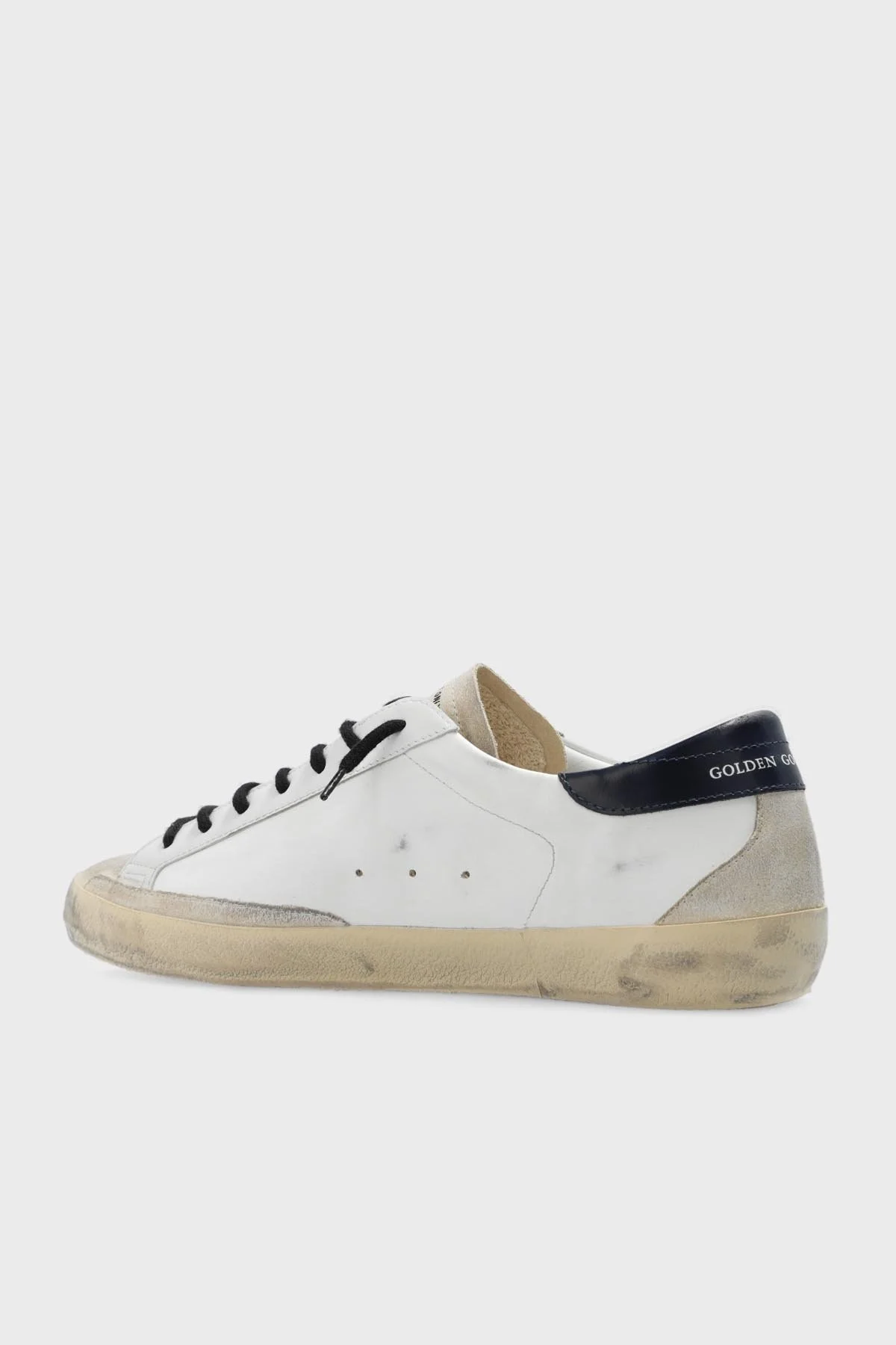Golden Goose Vintage Hakiki Deri Sneaker Erkek Ayakkabı GMF00102.F005419.11721 BEYAZ - 3