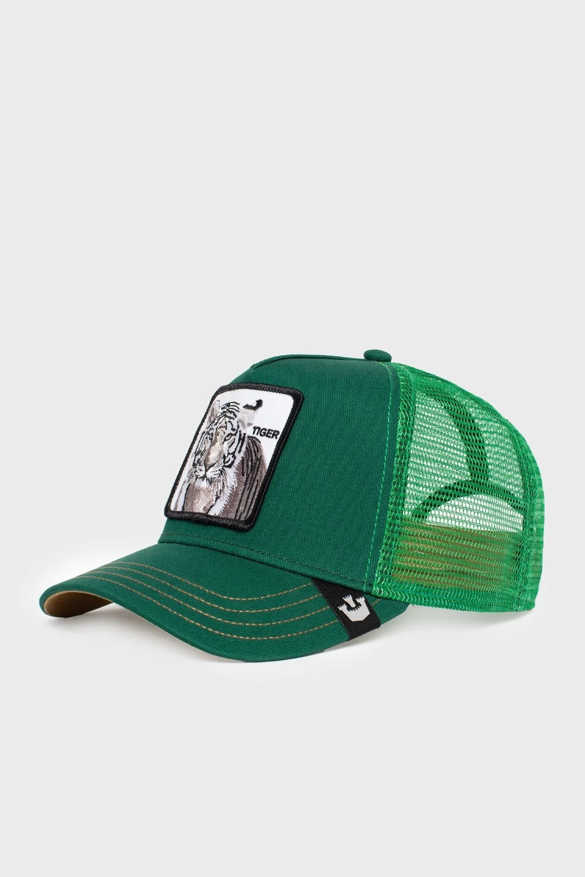 Goorin Bros 101-0392 The White Tiger Pamuklu Animal Desenli Unisex Şapka 1010392 YEŞİL - 2