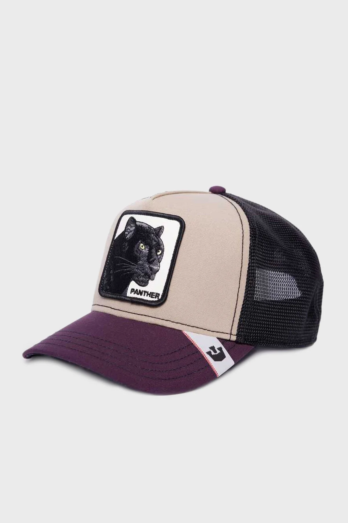 Goorin Bros Animal Figürlü File Detaylı Unisex Şapka 1011117 MOR - 2