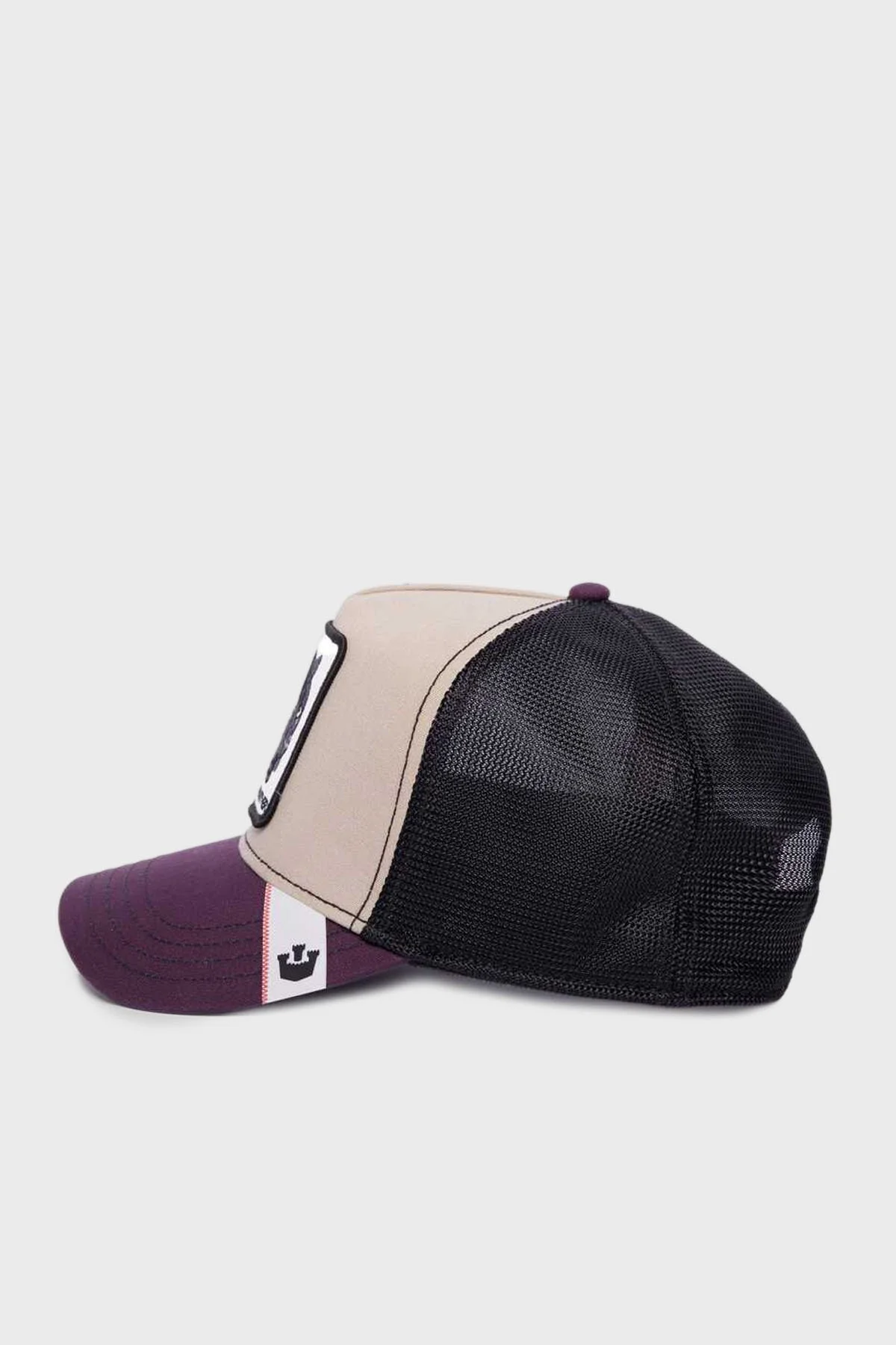 Goorin Bros Animal Figürlü File Detaylı Unisex Şapka 1011117 MOR - 3