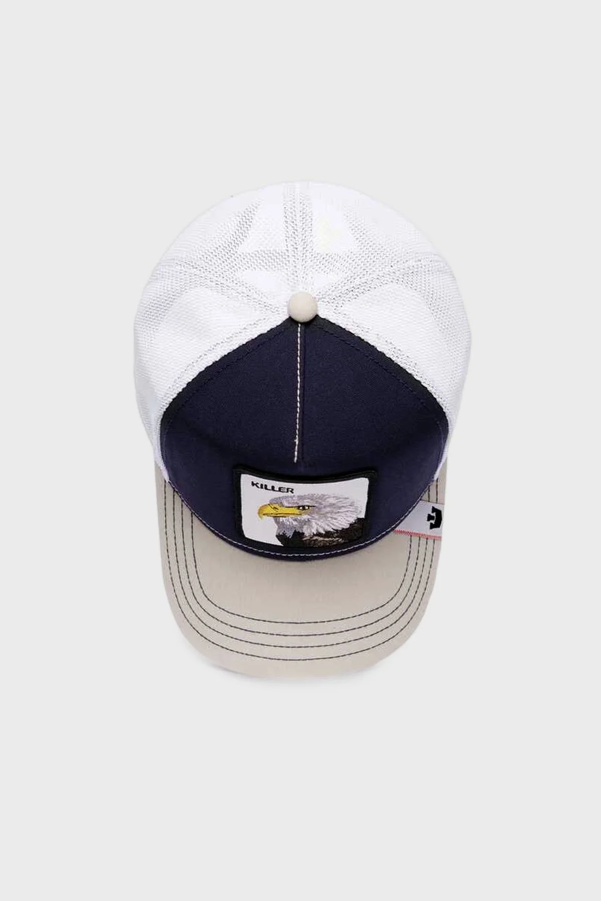 Goorin Bros Animal Figürlü File Detaylı Unisex Şapka 1011118 LACİVERT - 3