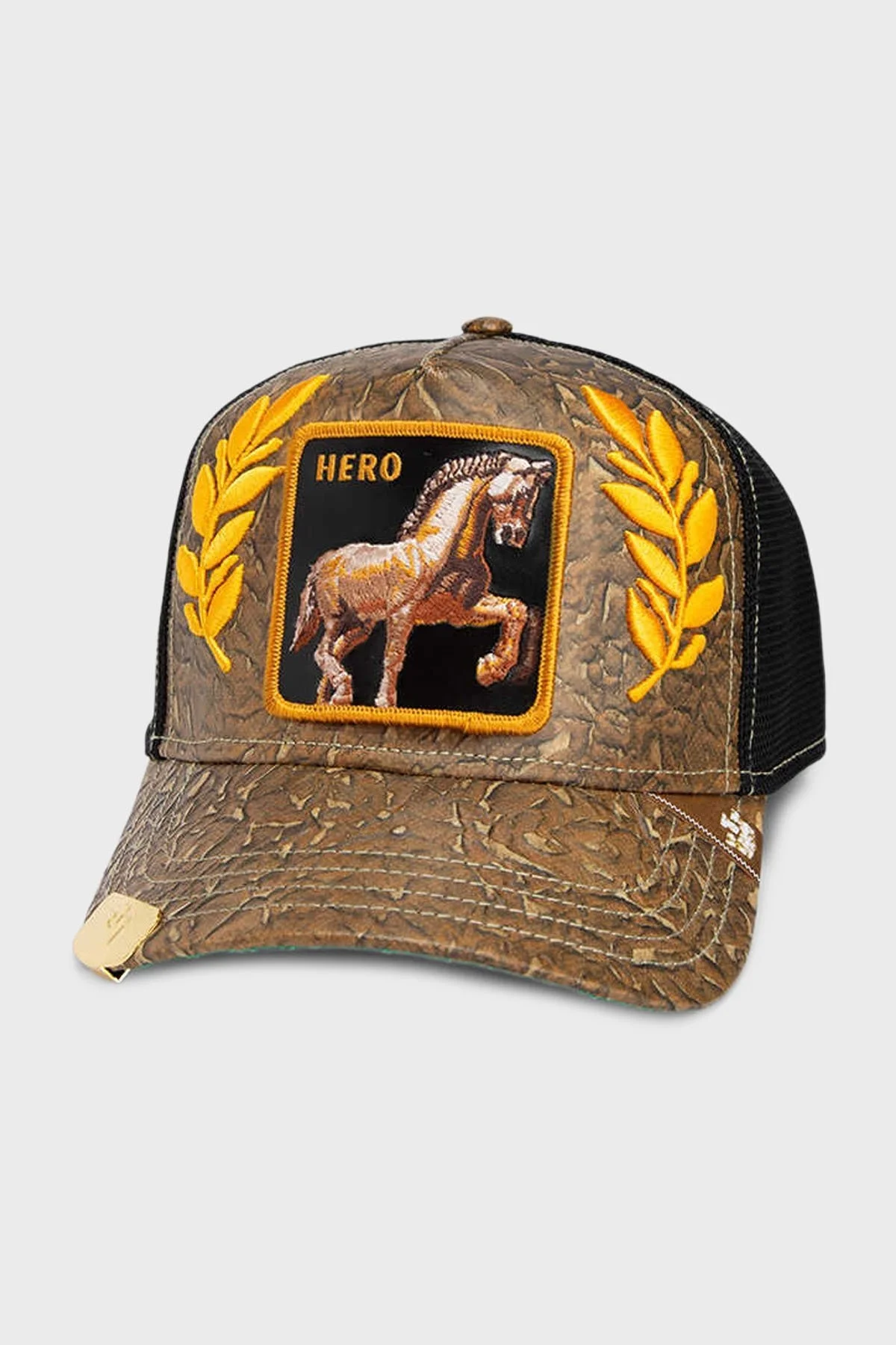 Goorin Bros Animal Figürlü File Detaylı Unisex Şapka 1011838 KAHVE - 2