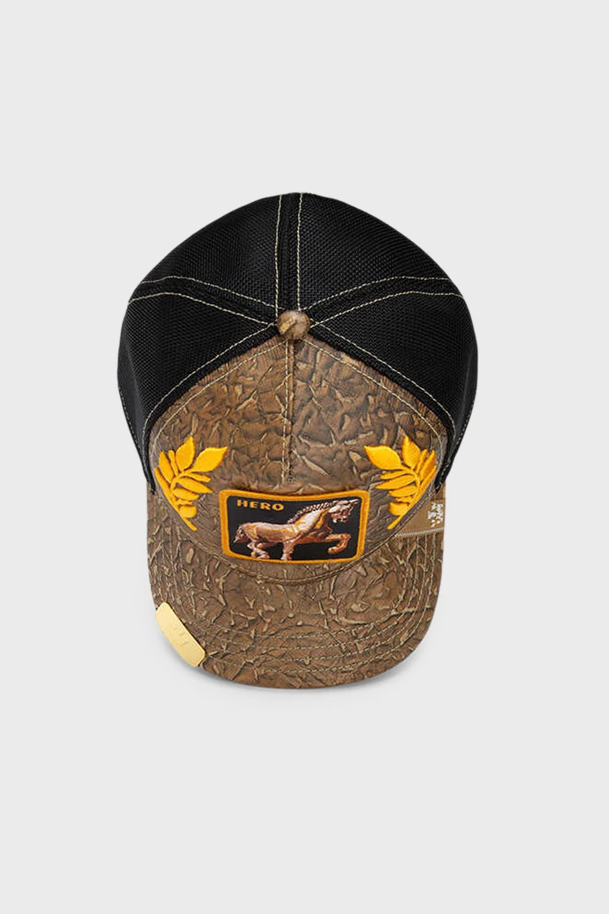 Goorin Bros Animal Figürlü File Detaylı Unisex Şapka 1011838 KAHVE - 4