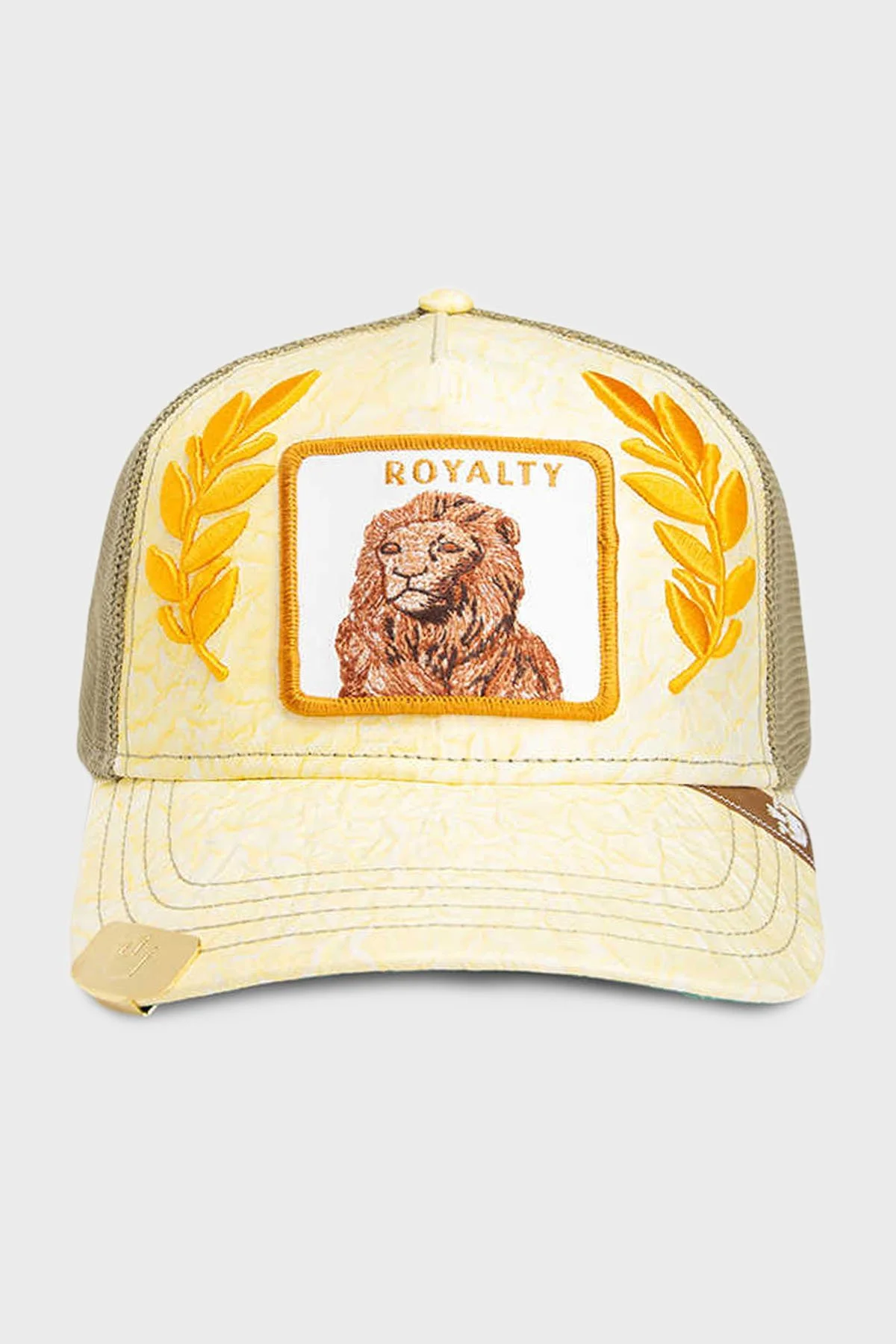 Goorin Bros Animal Figürlü File Detaylı Unisex Şapka 1012129 SARI - 1