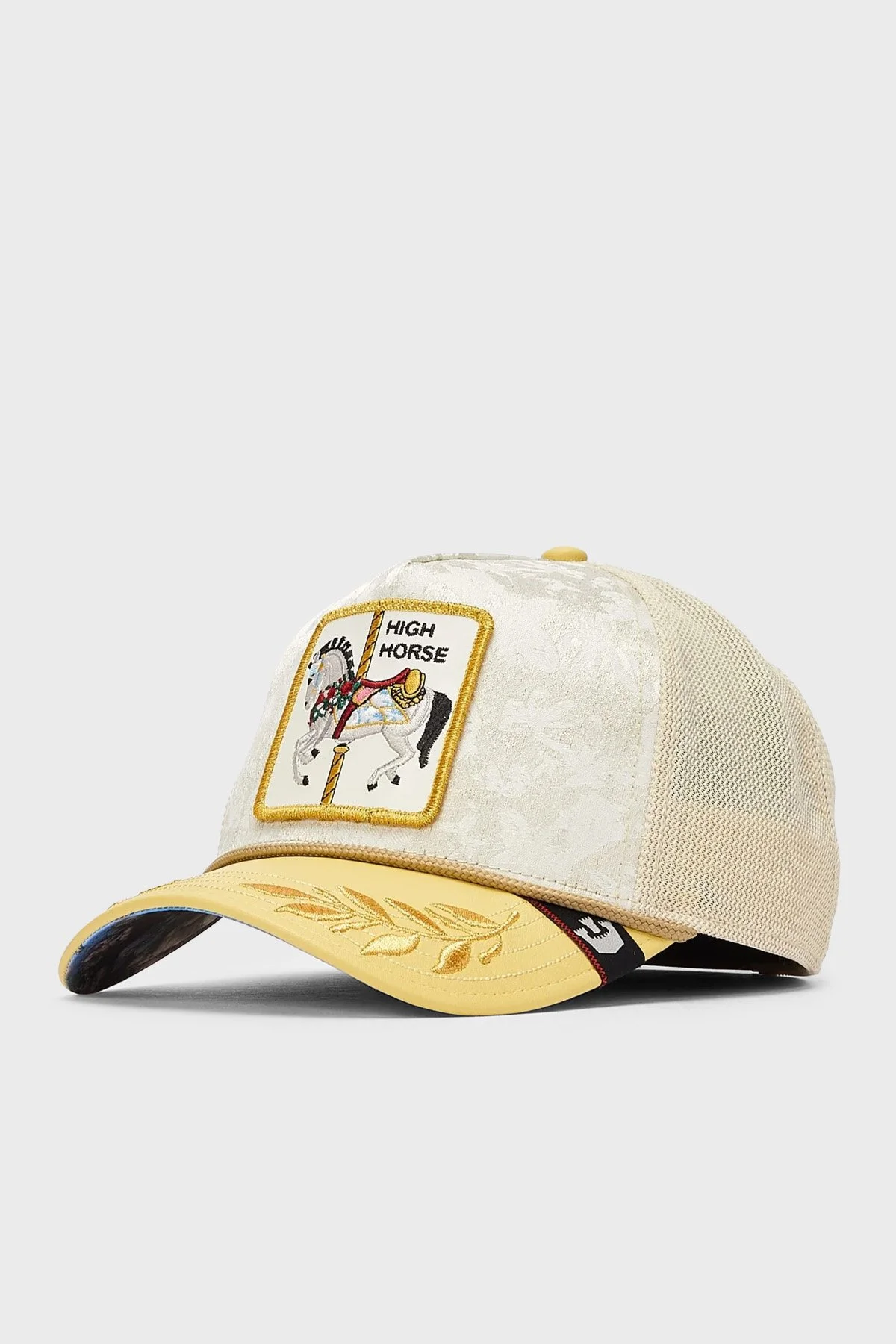 Goorin Bros Atlı Karınca Figürlü File Detaylı Unisex Şapka 1010307 TAŞ - 1