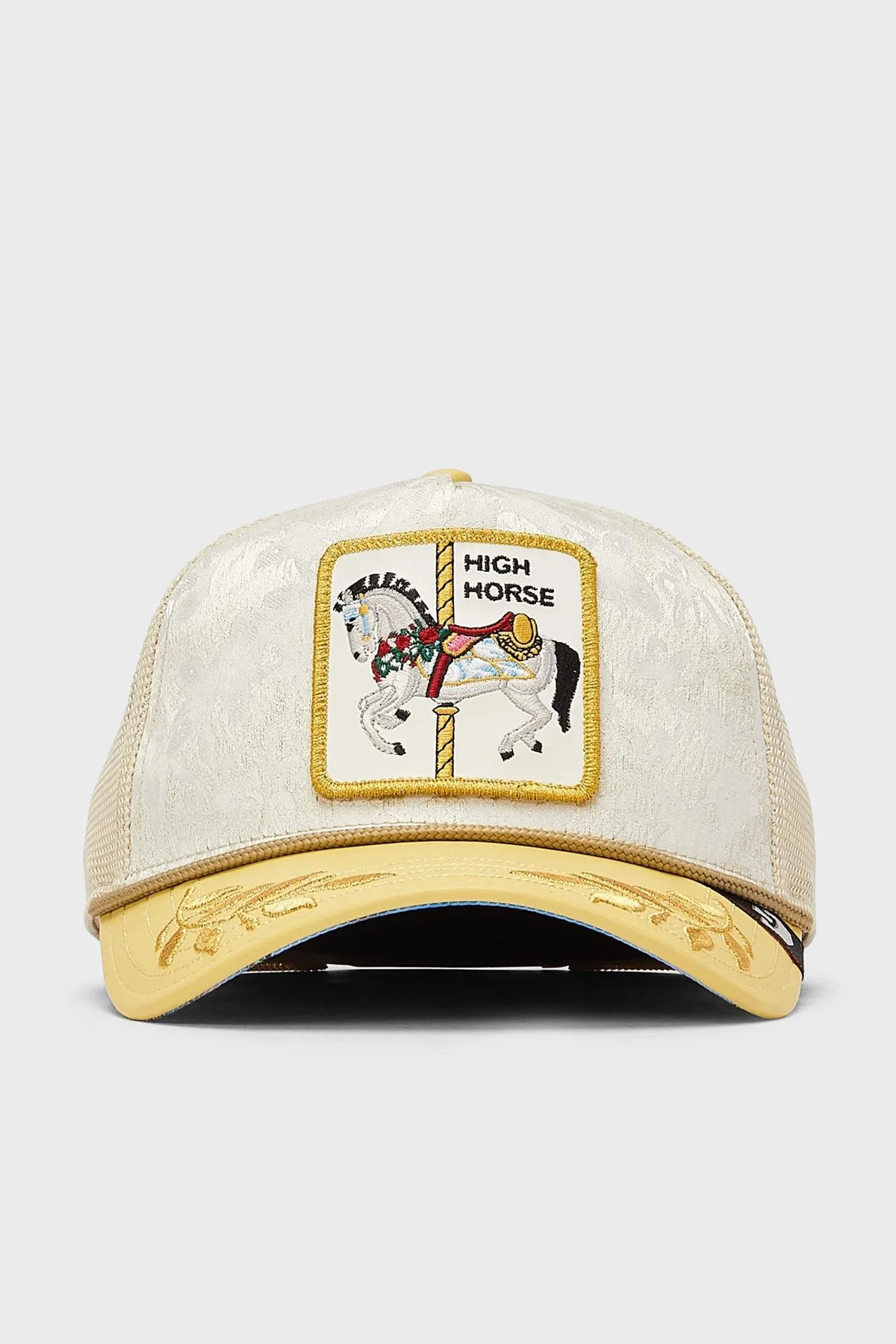 Goorin Bros Atlı Karınca Figürlü File Detaylı Unisex Şapka 1010307 TAŞ - 3