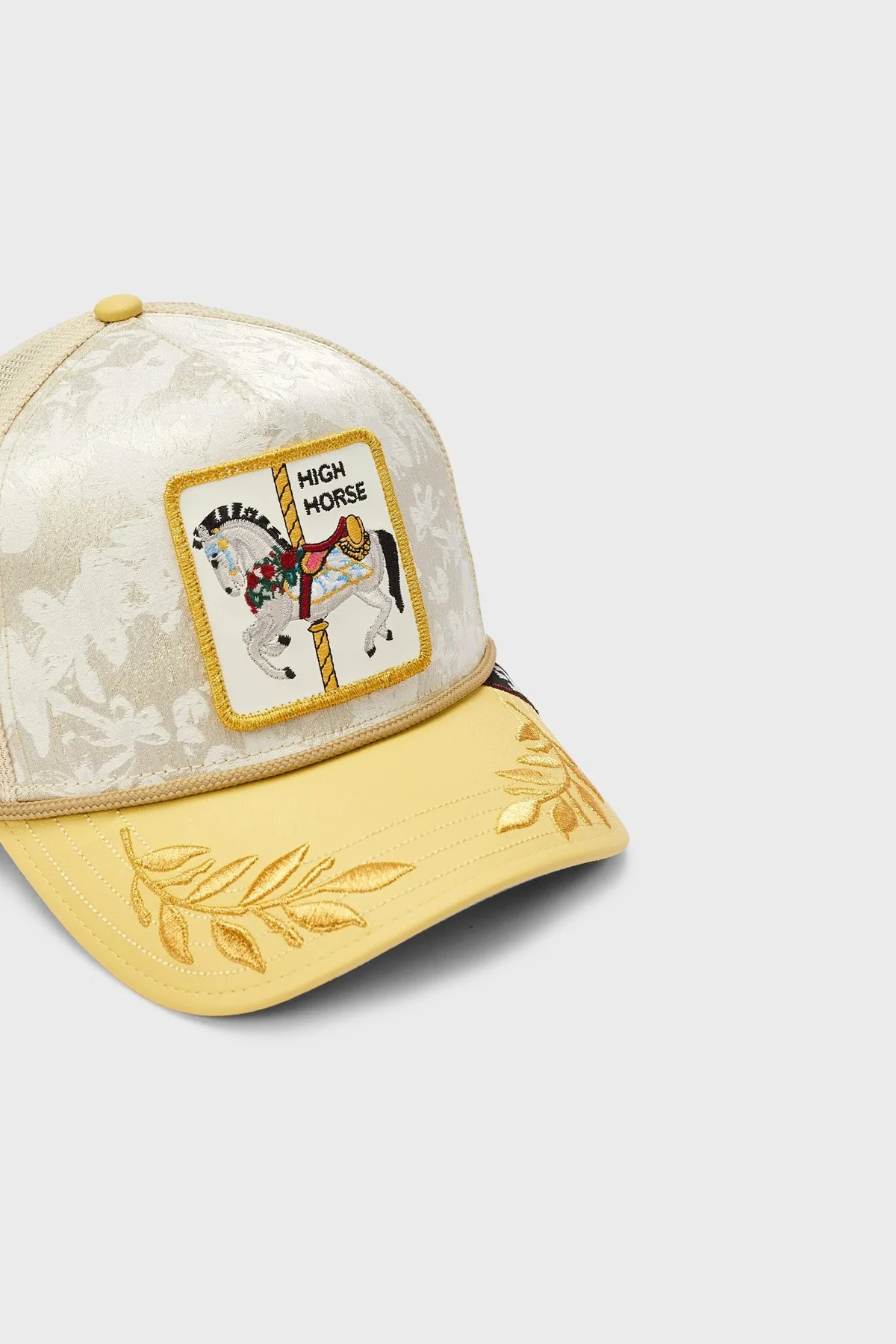 Goorin Bros Atlı Karınca Figürlü File Detaylı Unisex Şapka 1010307 TAŞ - 4