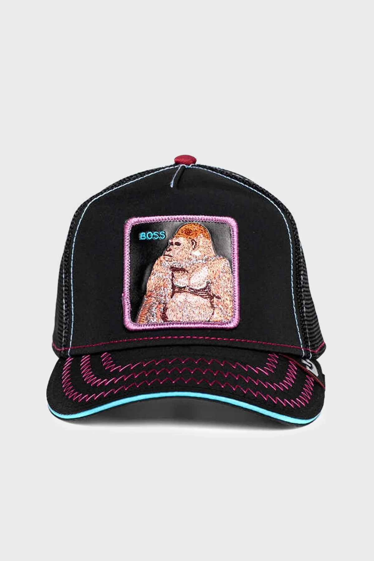 Goorin Bros Barrel Boss File Detaylı Animal Desenli Unisex Şapka 1010255 SİYAH - 2