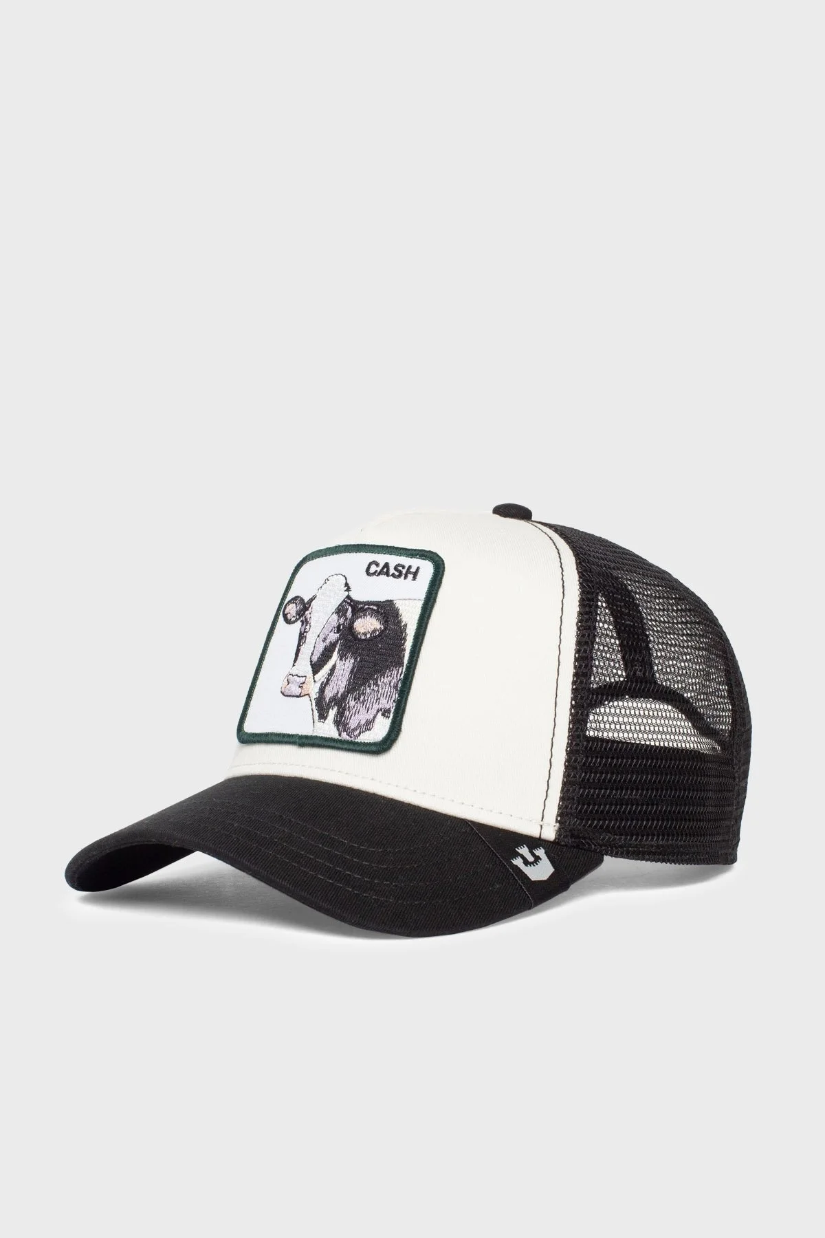 Goorin Bros Cash Cow Pamuklu File Detaylı Animal Desenli Unisex Şapka 1010641 SİYAH - 2