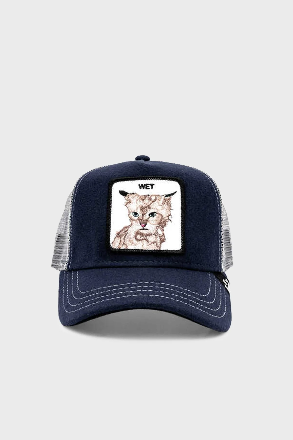Goorin Bros Clean Cat File Detaylı Animal Desenli Unisex Şapka 1010833 MAVİ - 1