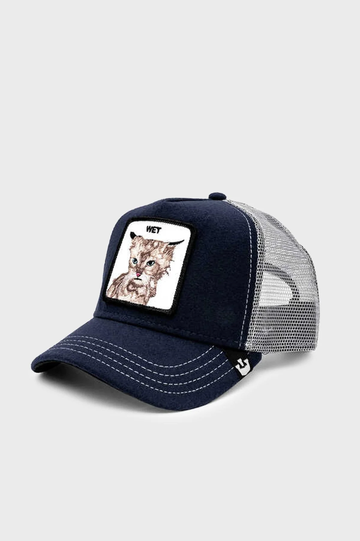 Goorin Bros Clean Cat File Detaylı Animal Desenli Unisex Şapka 1010833 MAVİ - 2
