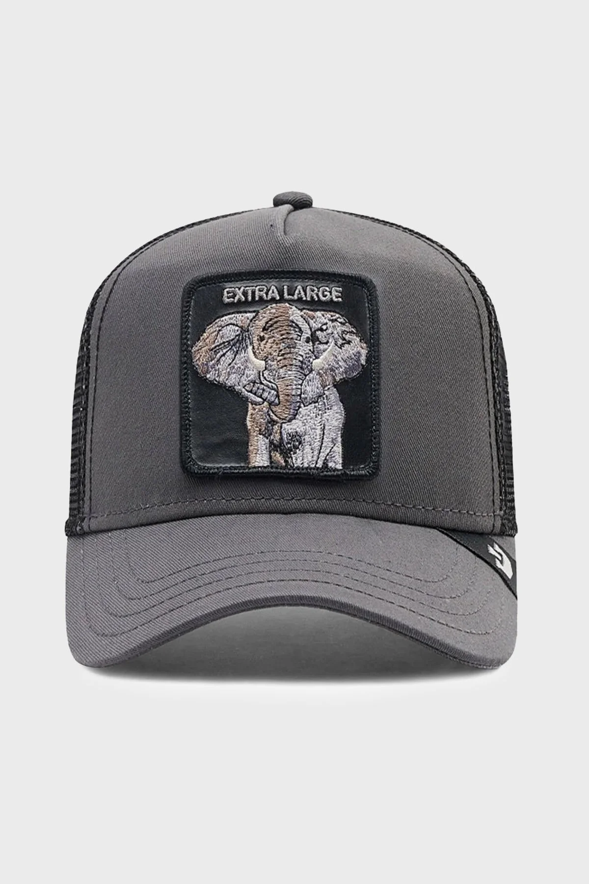 Goorin Bros Extra Large Pamuklu File Detaylı Animal Desenli Unisex Şapka 1010200 GRİ - 1