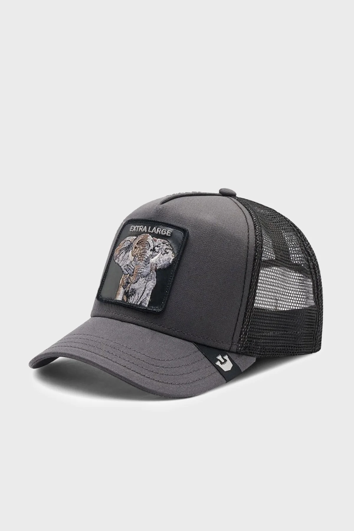 Goorin Bros Extra Large Pamuklu File Detaylı Animal Desenli Unisex Şapka 1010200 GRİ - 2