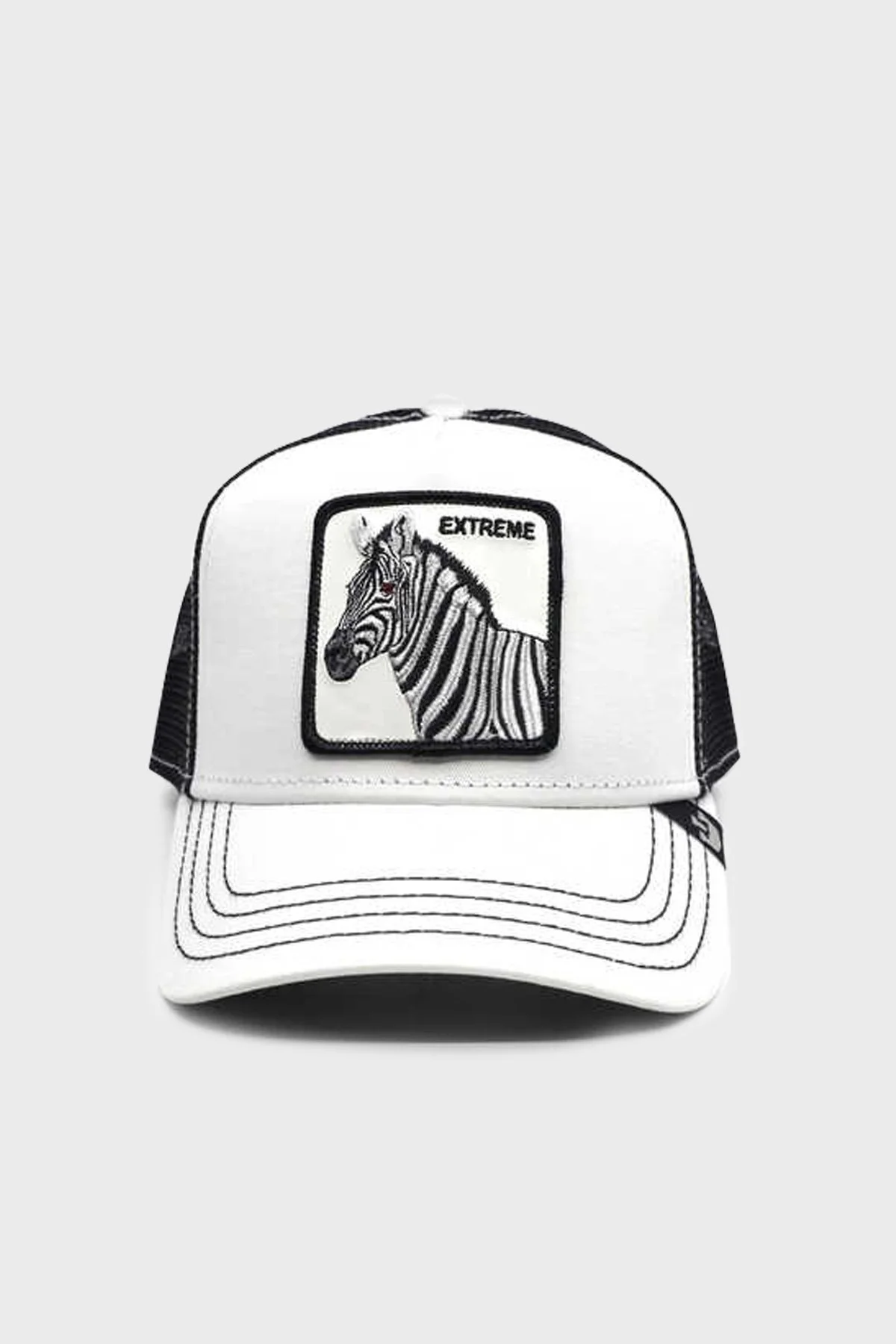 Goorin Bros 101-0003 Exxxtreme Pamuklu Animal Desenli Unisex Şapka 1010003 BEYAZ - 1