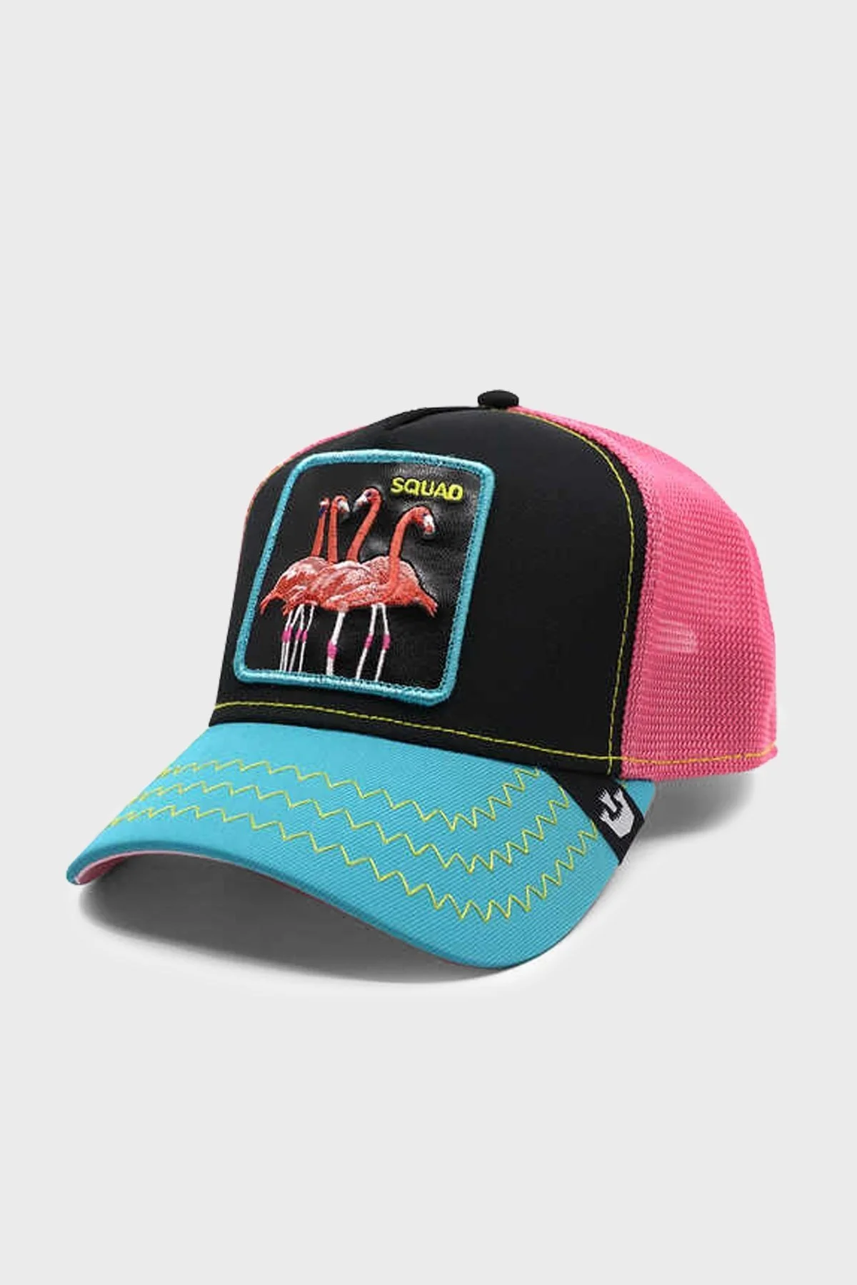 Goorin Bros Flamingoals File Detaylı Animal Desenli Unisex Şapka 1010165 SİYAH - 2