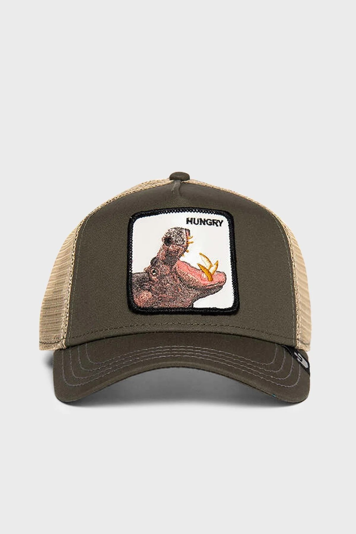 Goorin Bros Hippo Hooray Pamuklu File Detaylı Animal Desenli Unisex Şapka 1010013 YEŞİL - 1