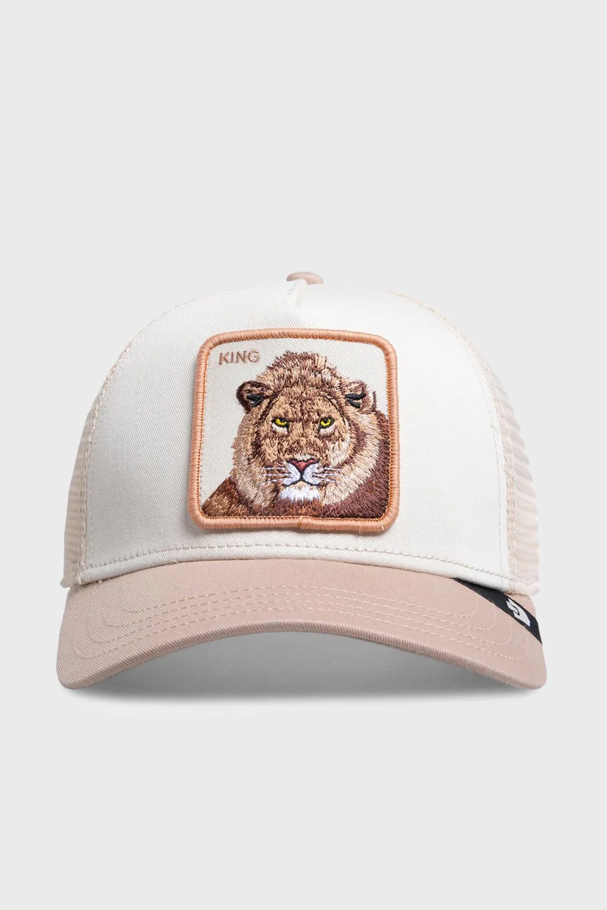Goorin Bros King Trucker Pamuk Karışımlı File Detaylı Unisex Şapka 1012459 BEJ - 1