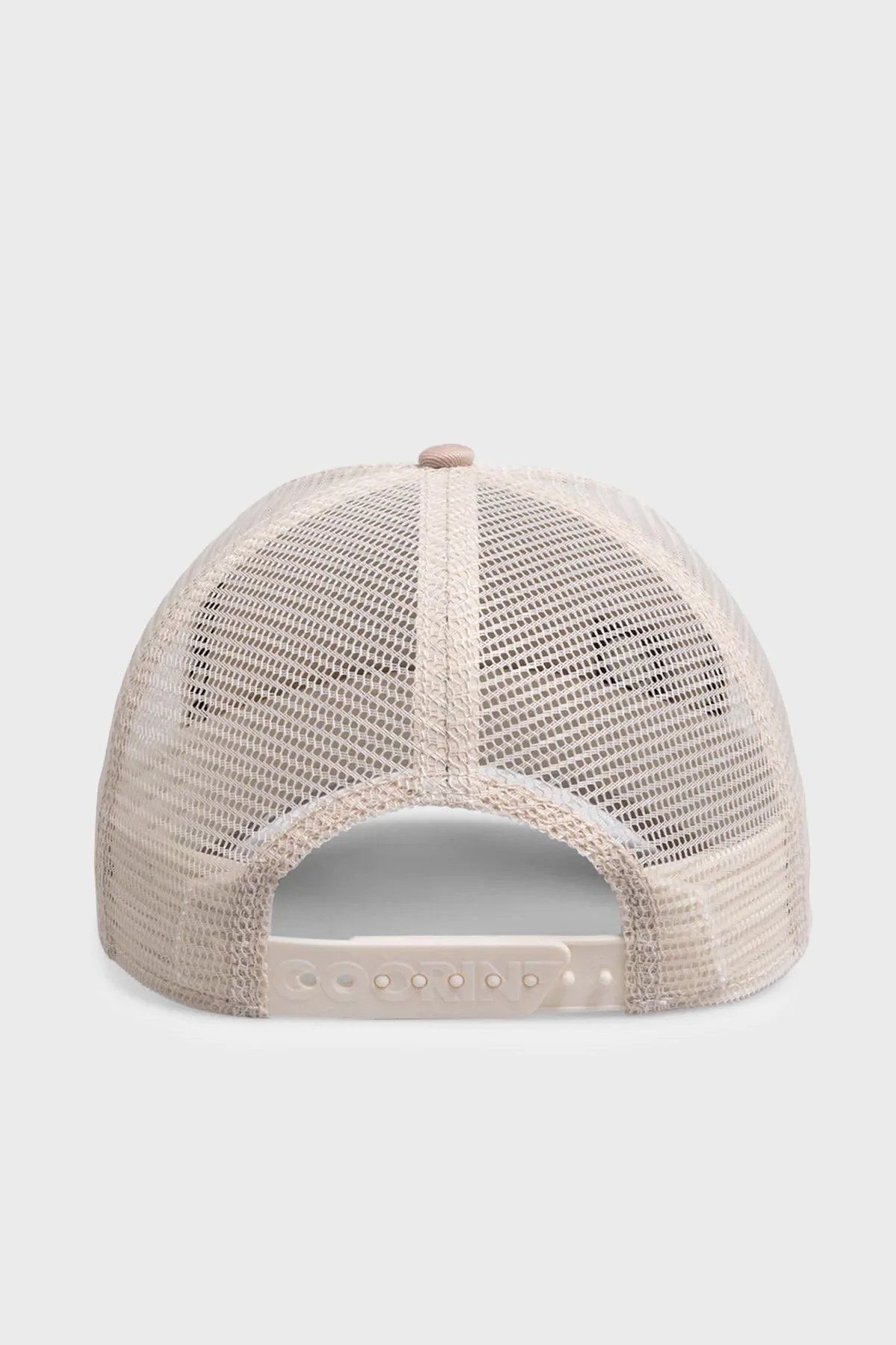 Goorin Bros King Trucker Pamuk Karışımlı File Detaylı Unisex Şapka 1012459 BEJ - 2