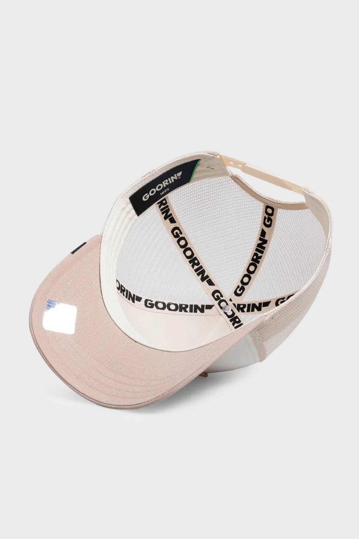 Goorin Bros King Trucker Pamuk Karışımlı File Detaylı Unisex Şapka 1012459 BEJ - 5