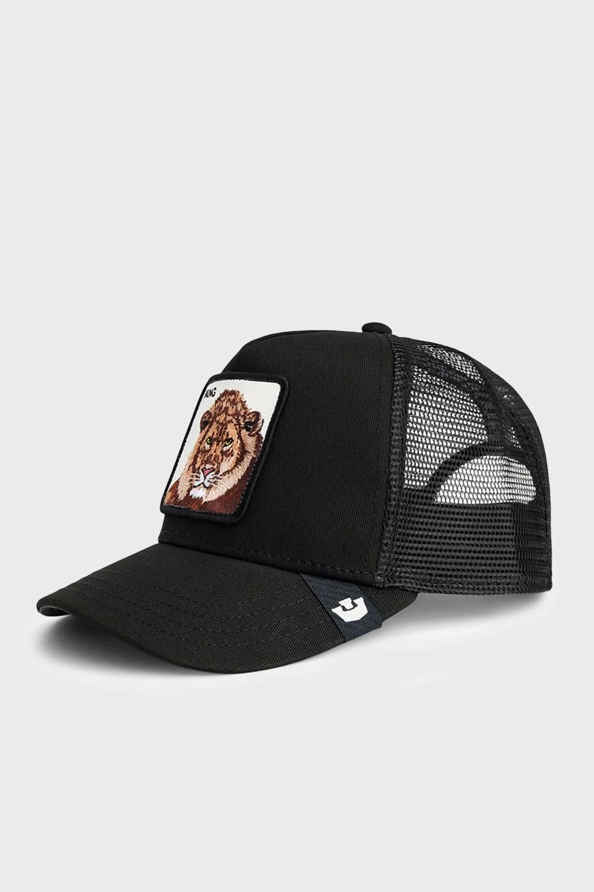 Goorin Bros King Trucker Pamuk Karışımlı File Detaylı Unisex Şapka 1012459 Siyah - 1