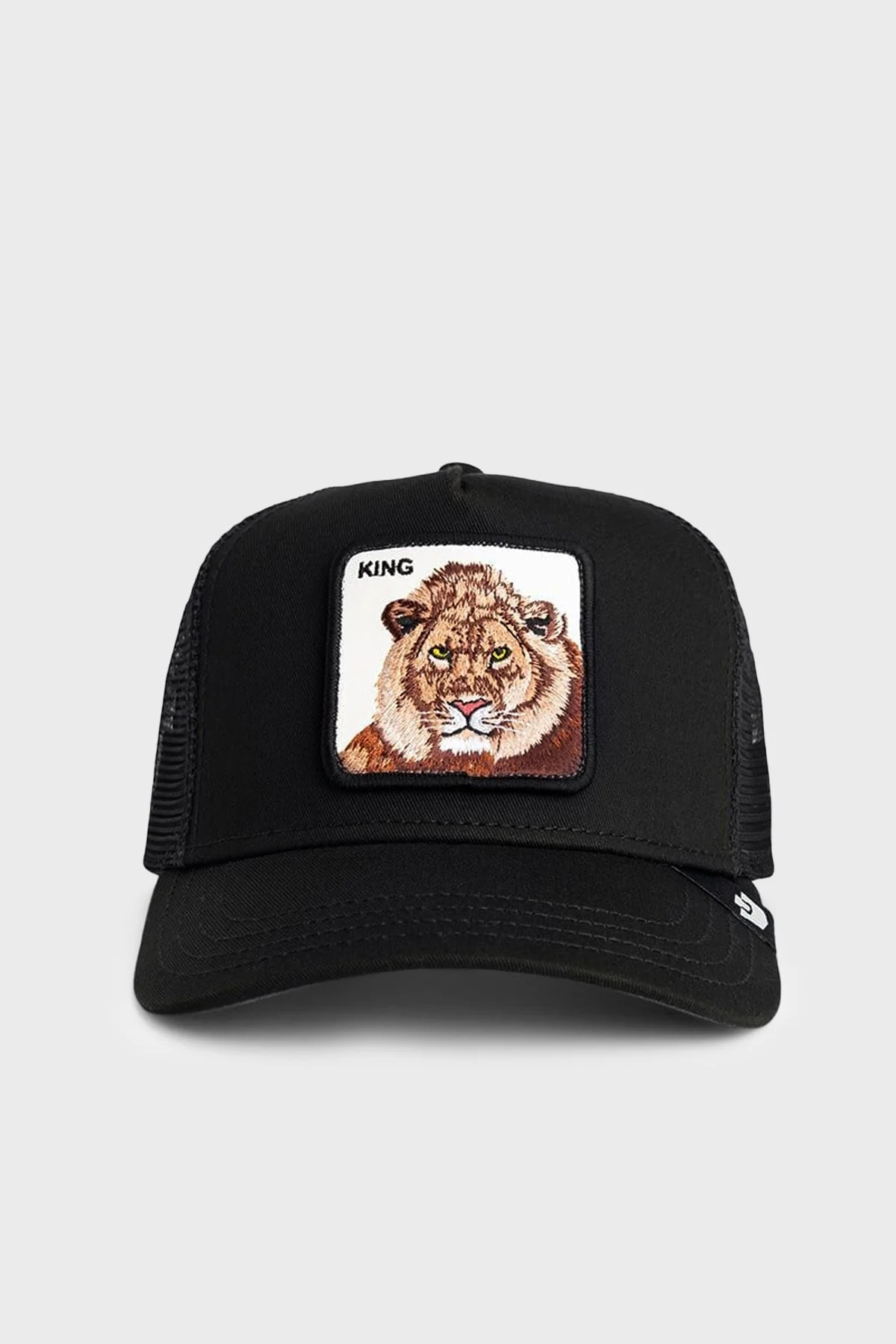 Goorin Bros King Trucker Pamuk Karışımlı File Detaylı Unisex Şapka 1012459 Siyah - 2