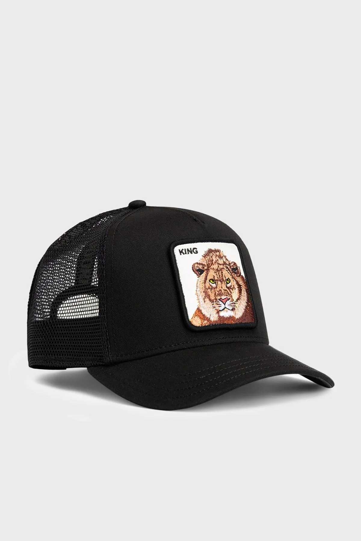 Goorin Bros King Trucker Pamuk Karışımlı File Detaylı Unisex Şapka 1012459 Siyah - 3