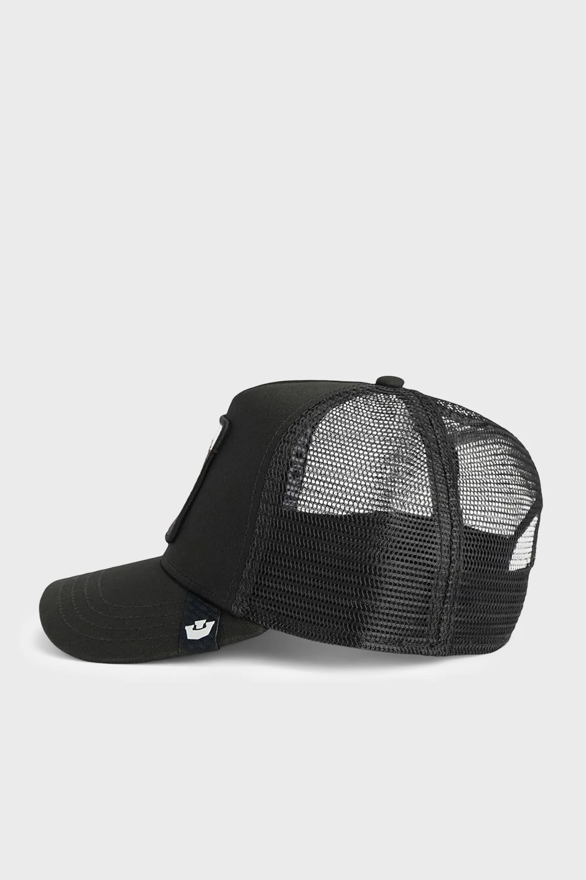 Goorin Bros King Trucker Pamuk Karışımlı File Detaylı Unisex Şapka 1012459 Siyah - 4