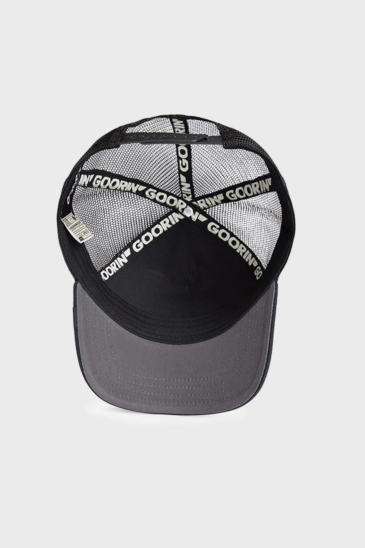 Goorin Bros King Trucker Pamuk Karışımlı File Detaylı Unisex Şapka 1012459 Siyah - 5