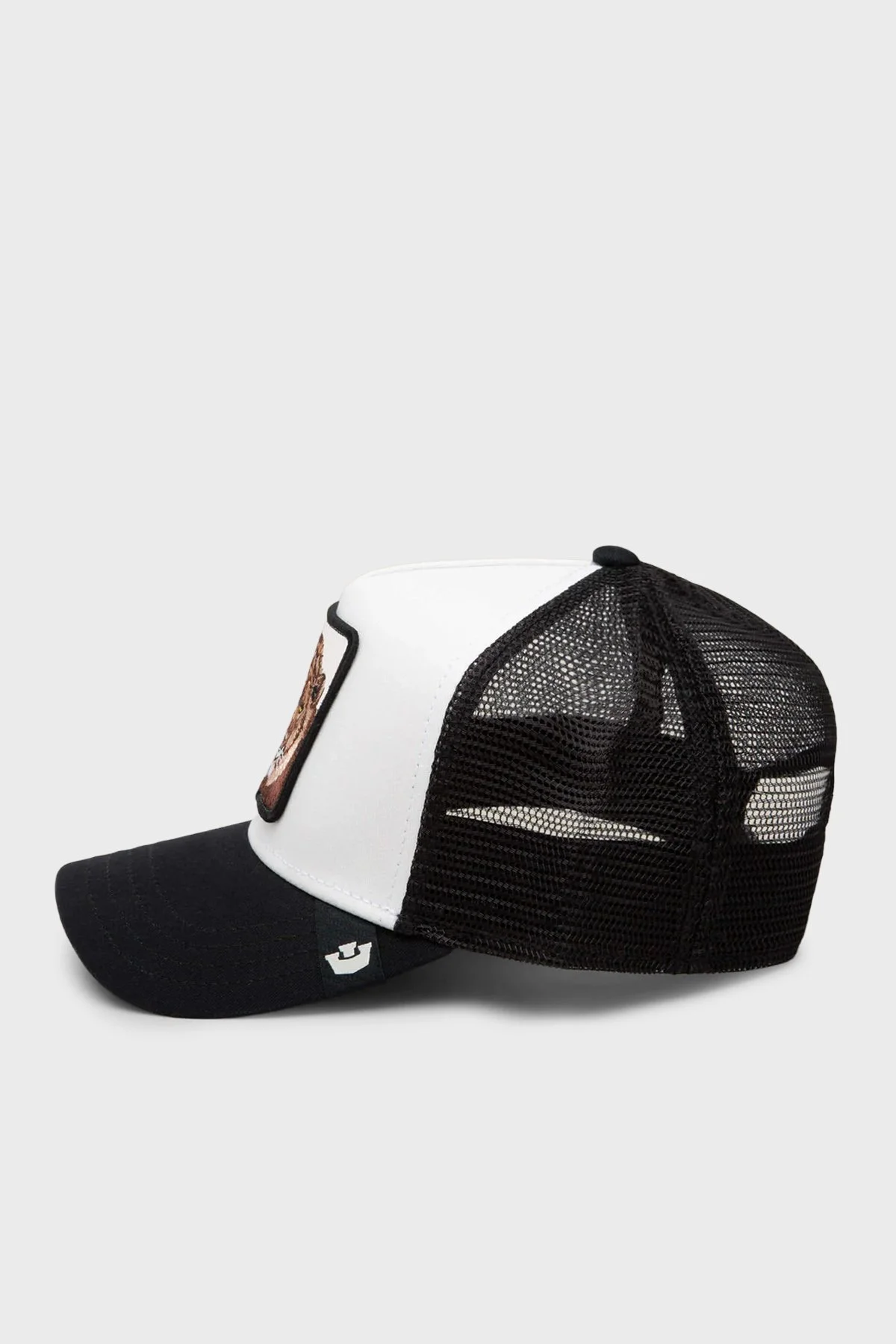 Goorin Bros King Trucker Pamuk Karışımlı File Detaylı Unisex Şapka 1012459 SİYAH BEYAZ - 5