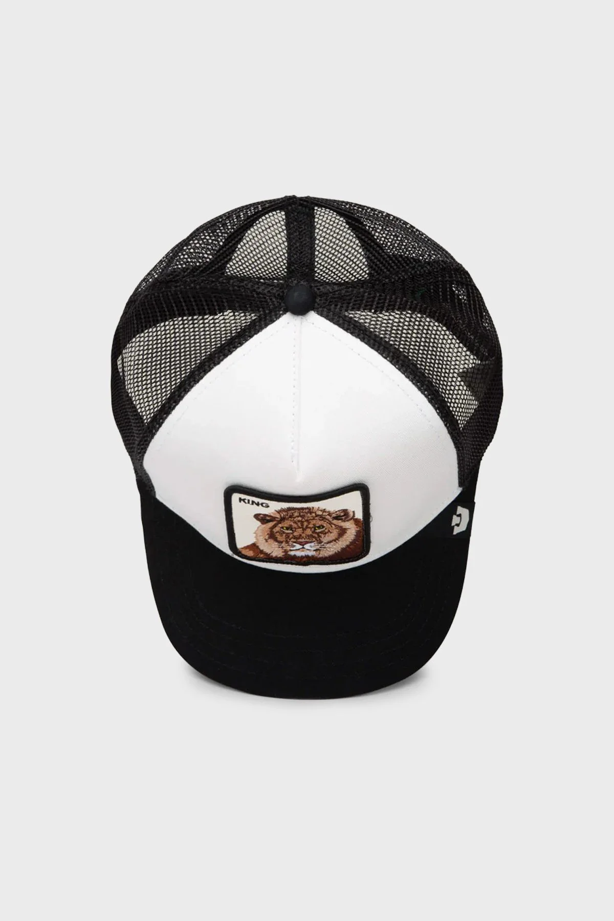 Goorin Bros King Trucker Pamuk Karışımlı File Detaylı Unisex Şapka 1012459 SİYAH BEYAZ - 6