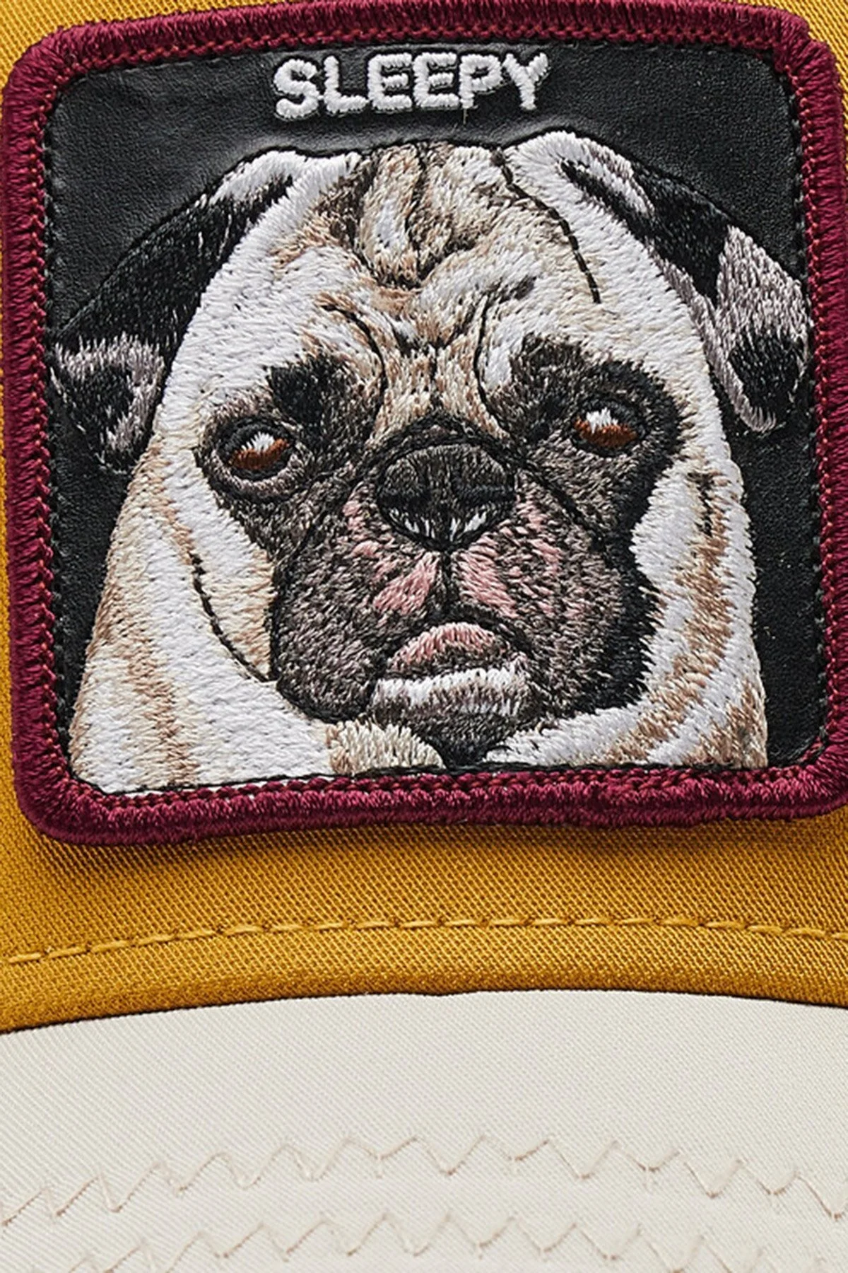 Goorin Bros 101-0404 Nap Life File Detaylı Animal Desenli Unisex Şapka 1010404 SARI - 3