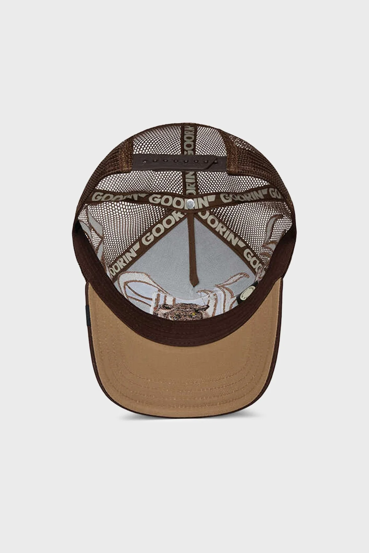 Goorin Bros Old English King Pamuk Karışımlı File Detaylı Unisex Şapka 1012611 KAHVE - 6