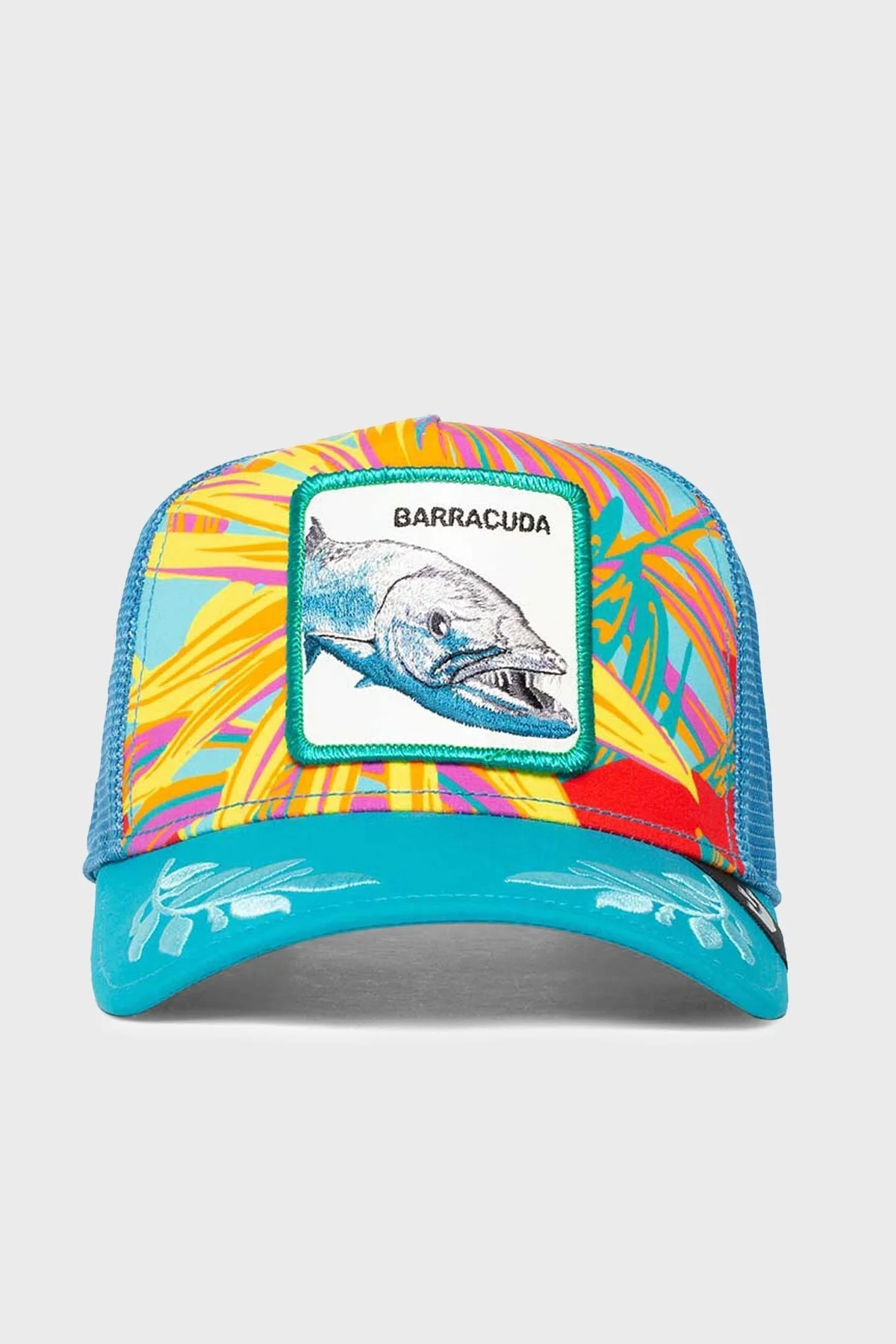 Goorin Bros 101-0588 Ooh Barracuda File Detaylı Animal Desenli Unisex Şapka 1010588 MAVİ - 1