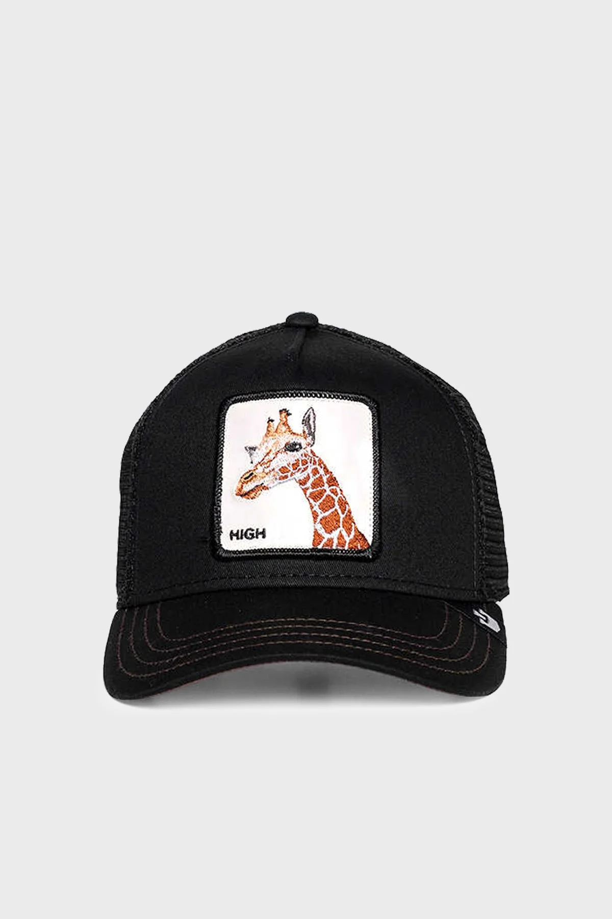 Goorin Bros Pamuklu File Logolu The Giraffe Unisex Şapka 1010659 SİYAH - 1