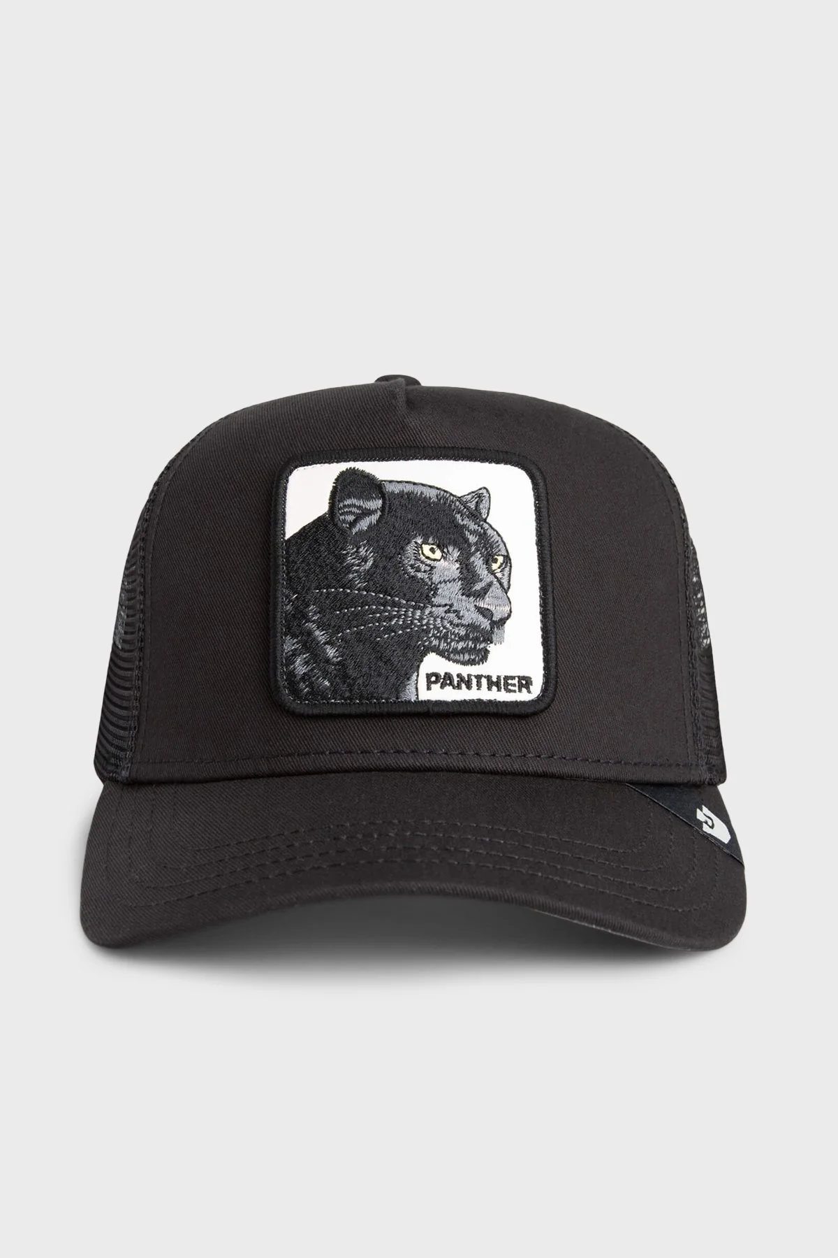 Goorin Bros Panther Trucker Pamuk Karışımlı File Detaylı Unisex Şapka 1012450 SİYAH - 1