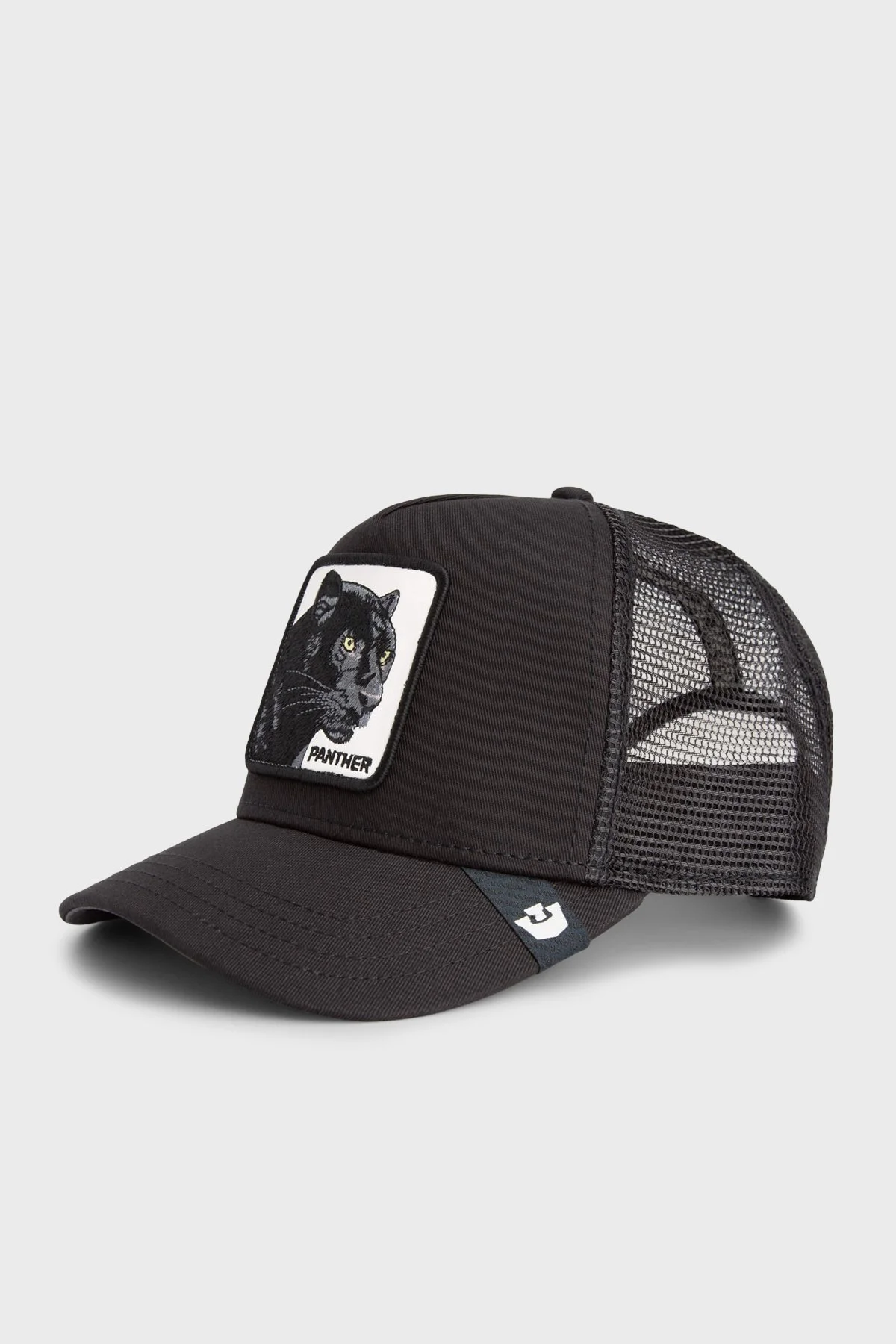 Goorin Bros Panther Trucker Pamuk Karışımlı File Detaylı Unisex Şapka 1012450 SİYAH - 5