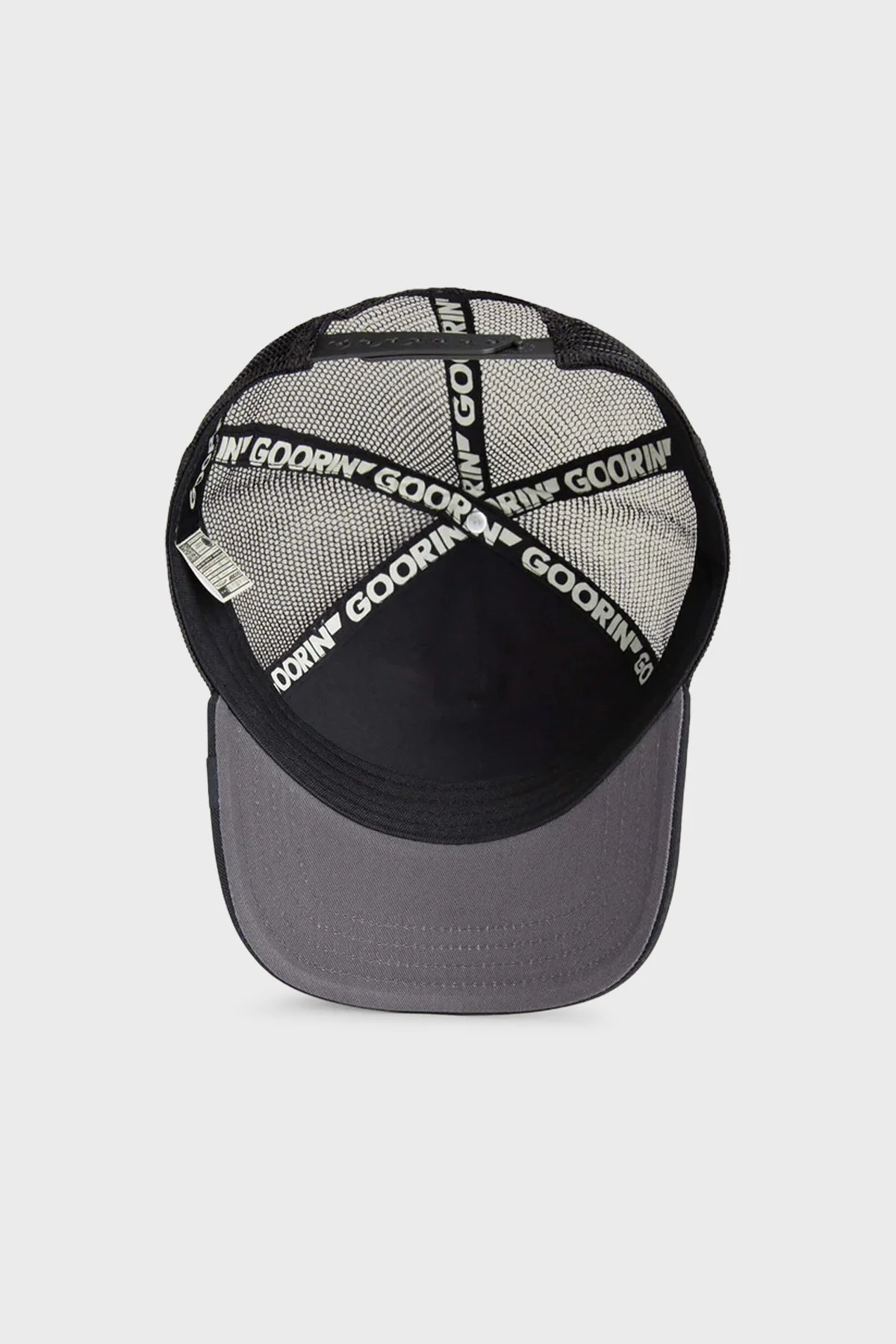 Goorin Bros Panther Trucker Pamuk Karışımlı File Detaylı Unisex Şapka 1012450 SİYAH - 7