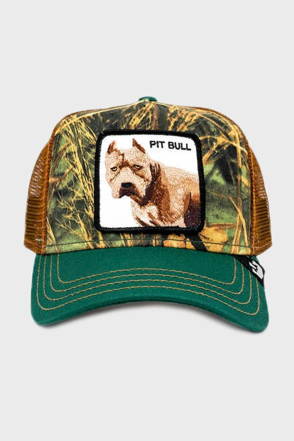 Goorin Bros Pitbull Animal Figürlü File Detaylı Unisex Şapka 1010621 GRİ - 5